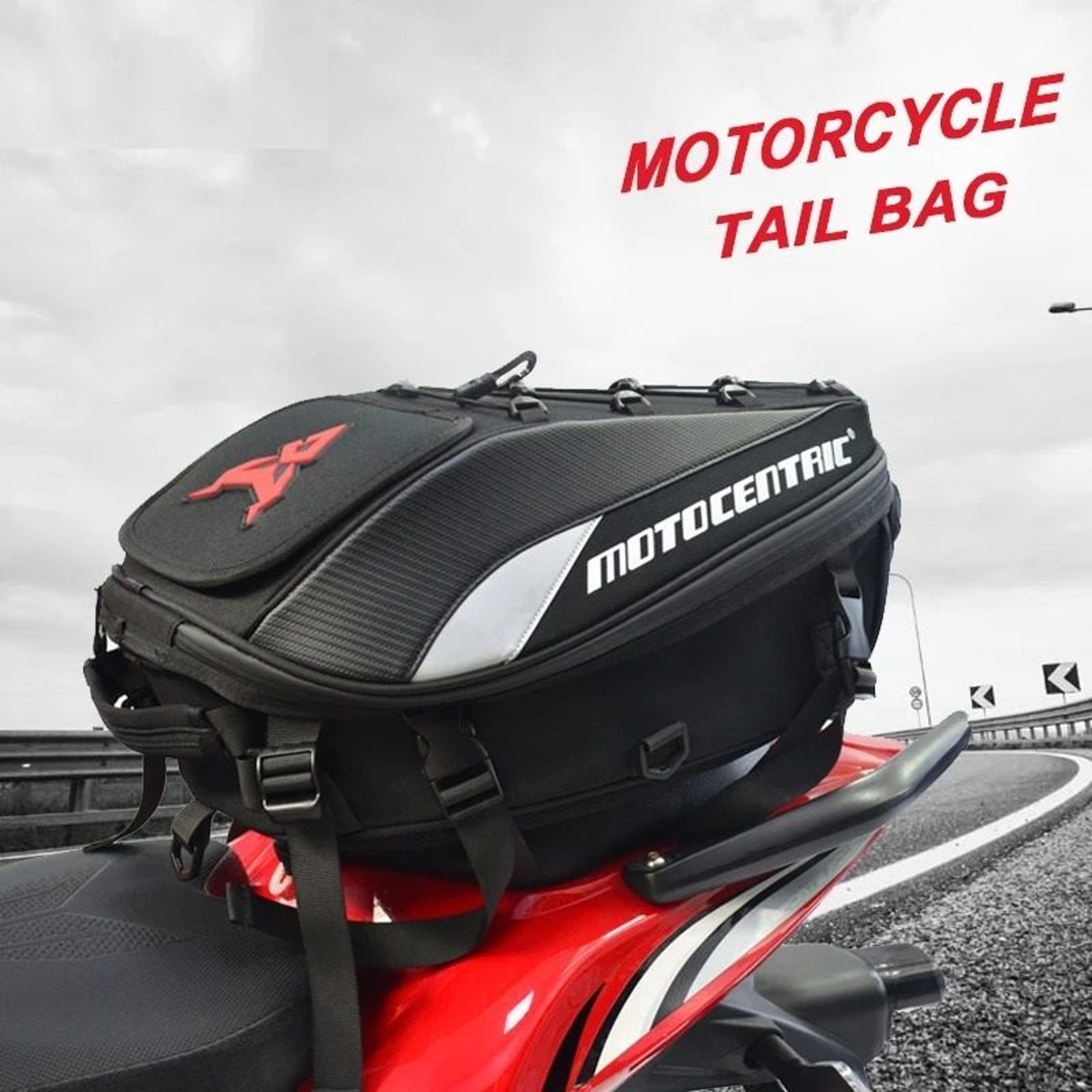 waterproof motorcycle tail and helmet storage bag