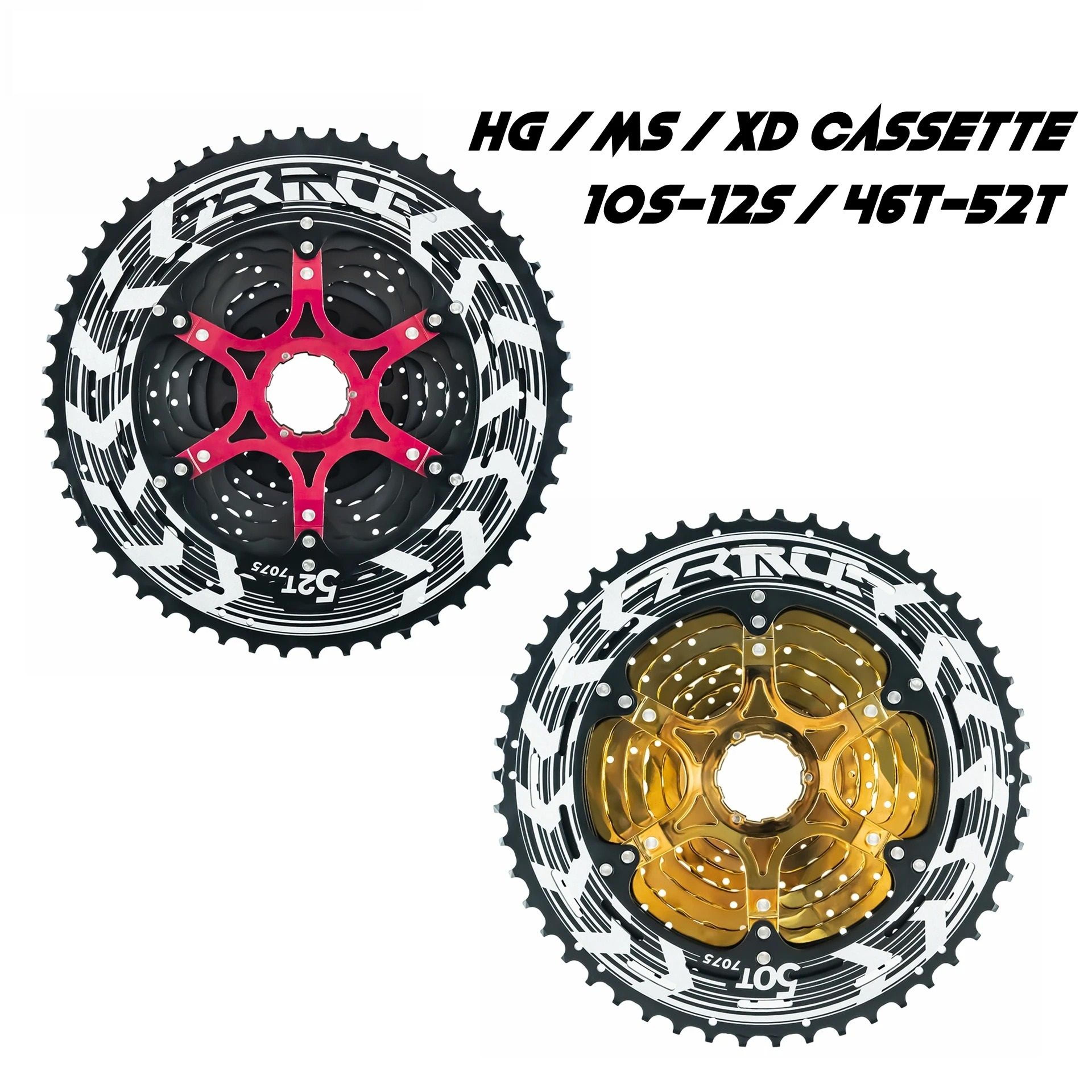 lightweight mountain bike cassette for 10 to 12 speed systems