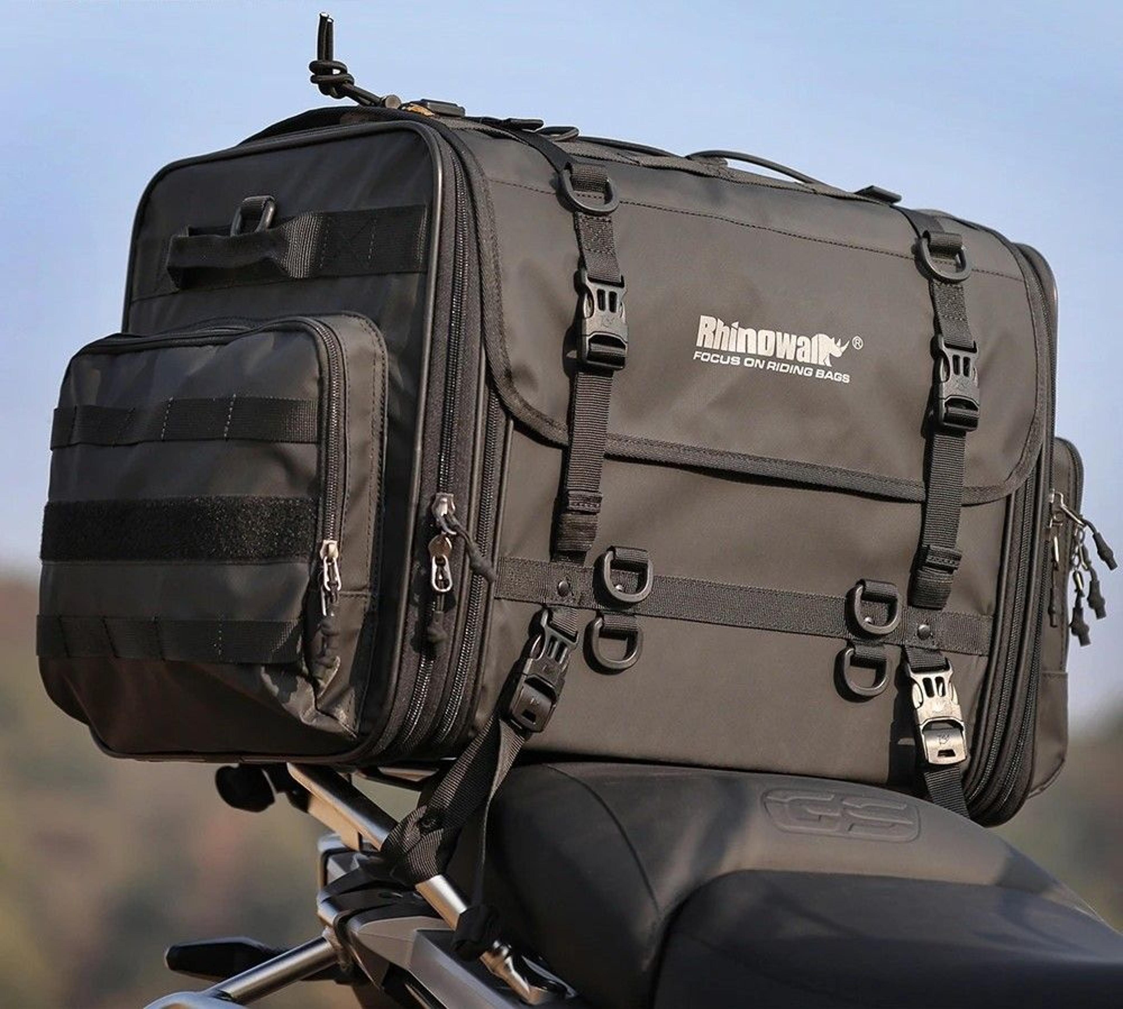 expandable waterproof motorcycle travel bag