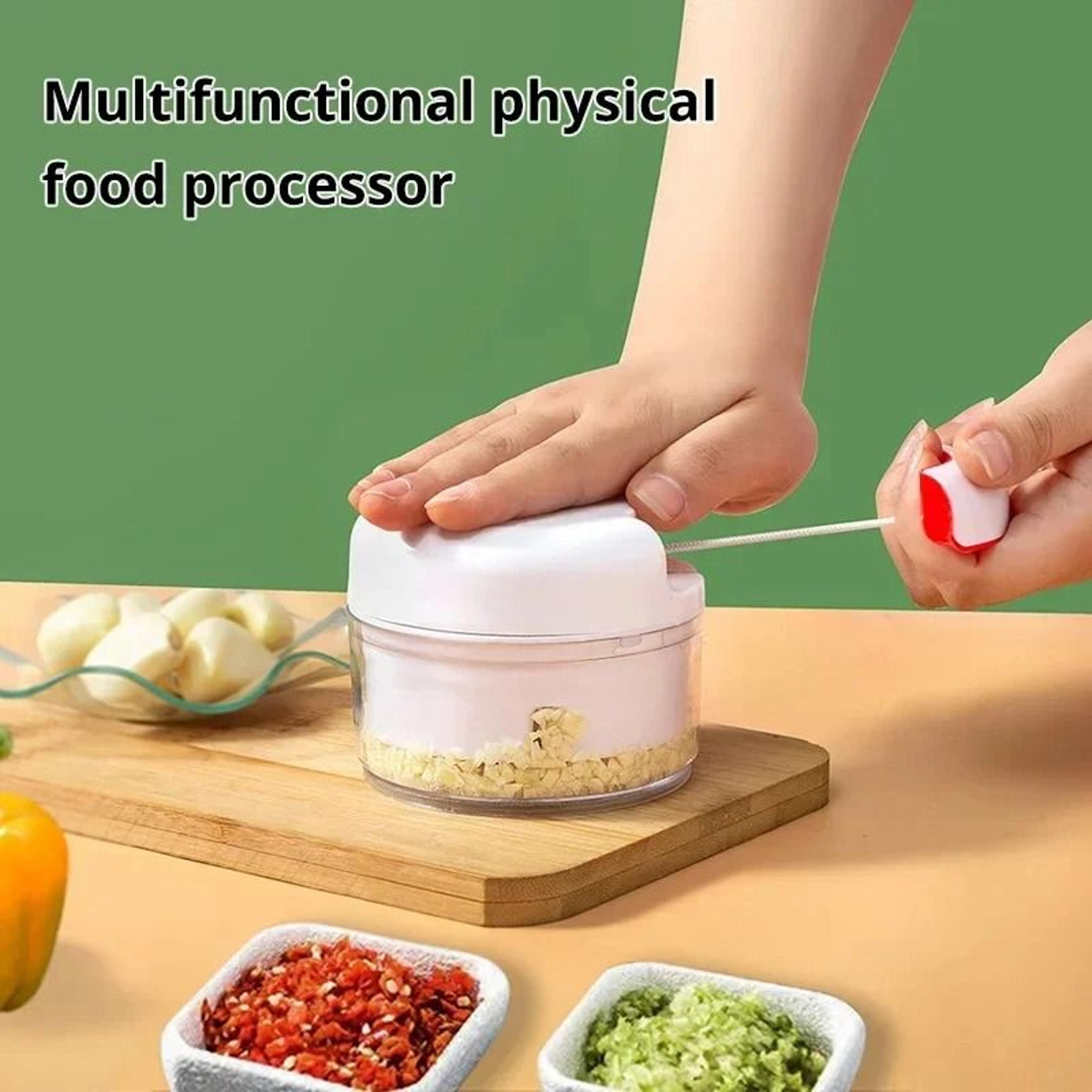 hand pulled garlic grinder and food chopper