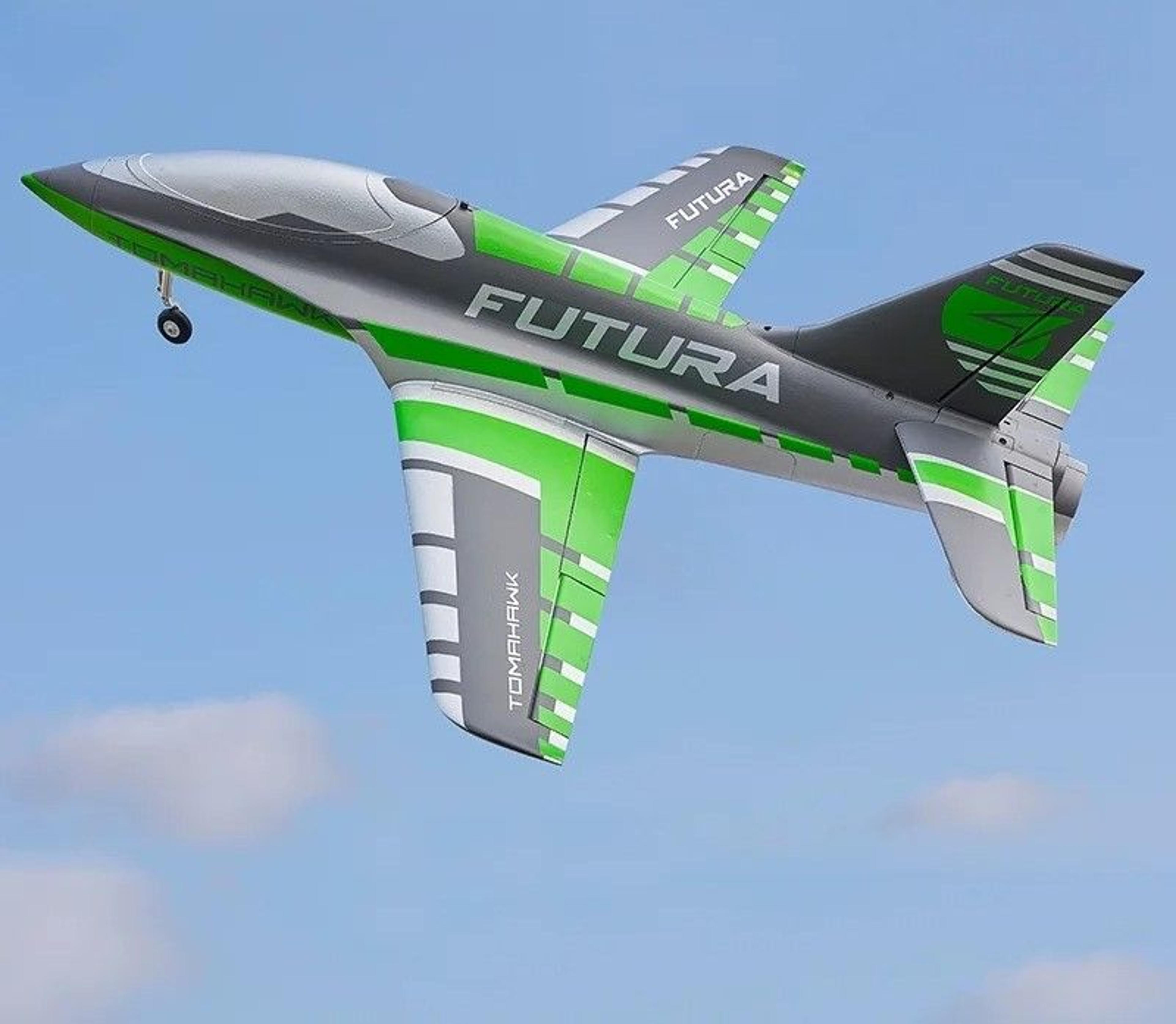 high performance electric jet airplane with flaps and ducted fan