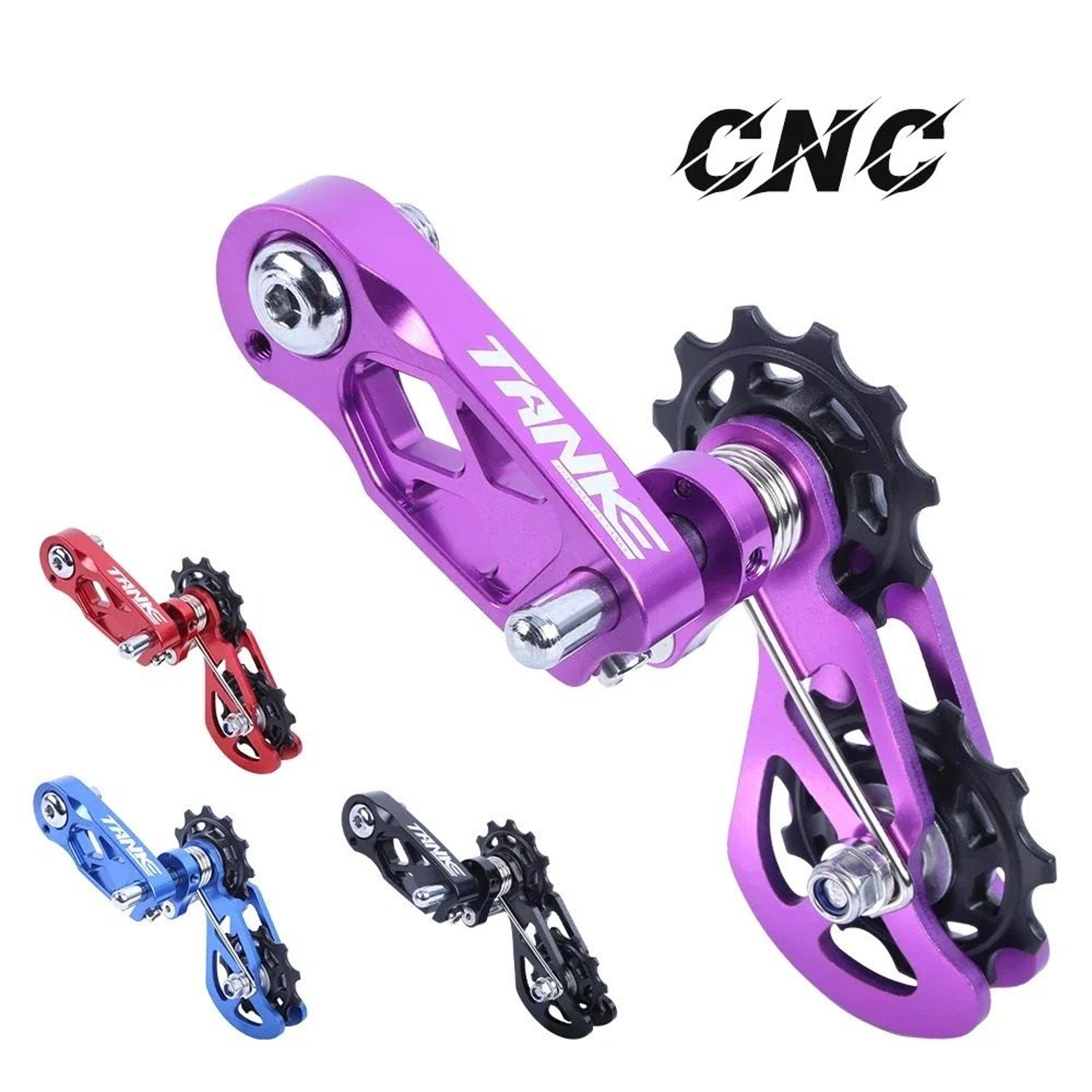 single speed mountain bike chain tensioner with cnc pulley