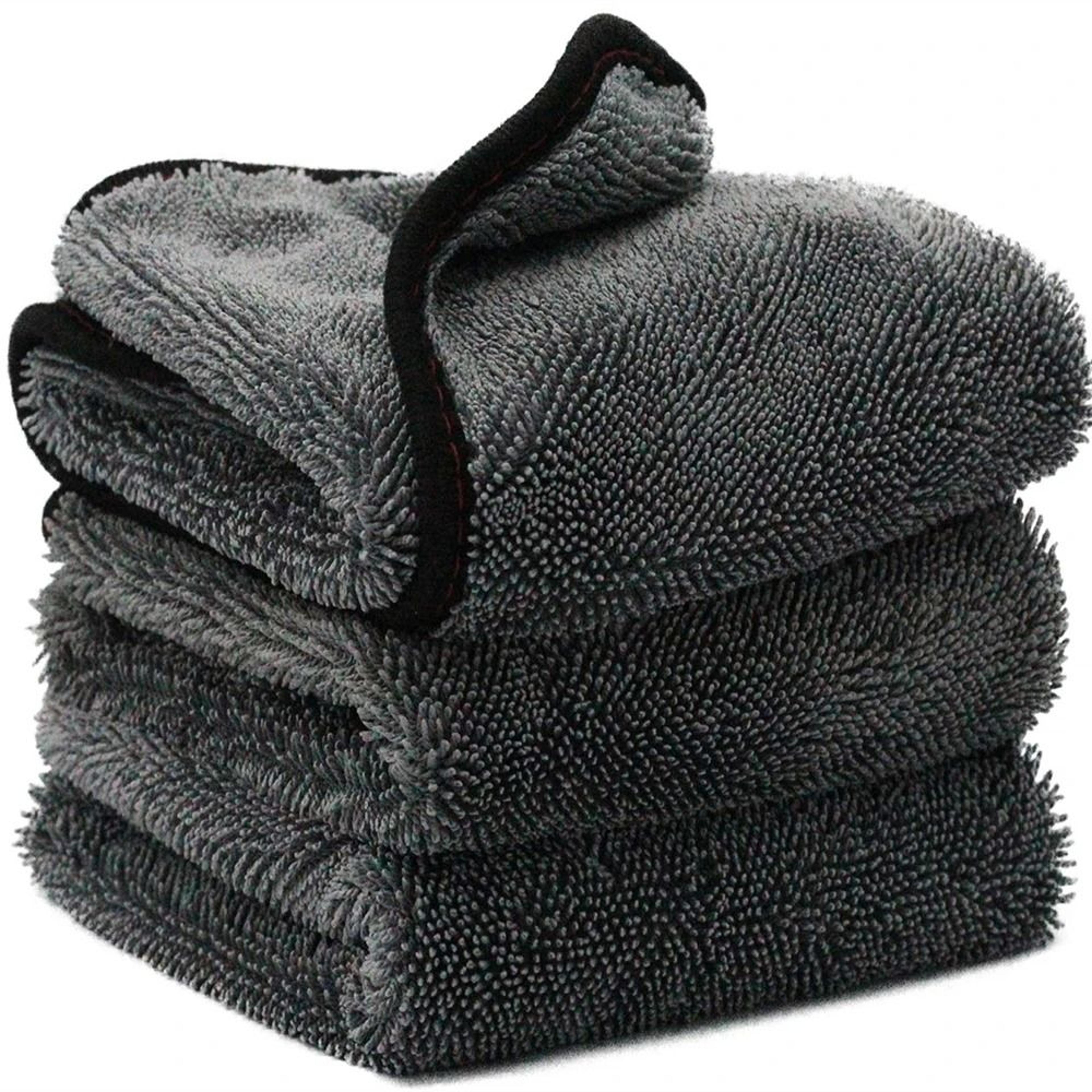 soft microfiber car wash and drying towel