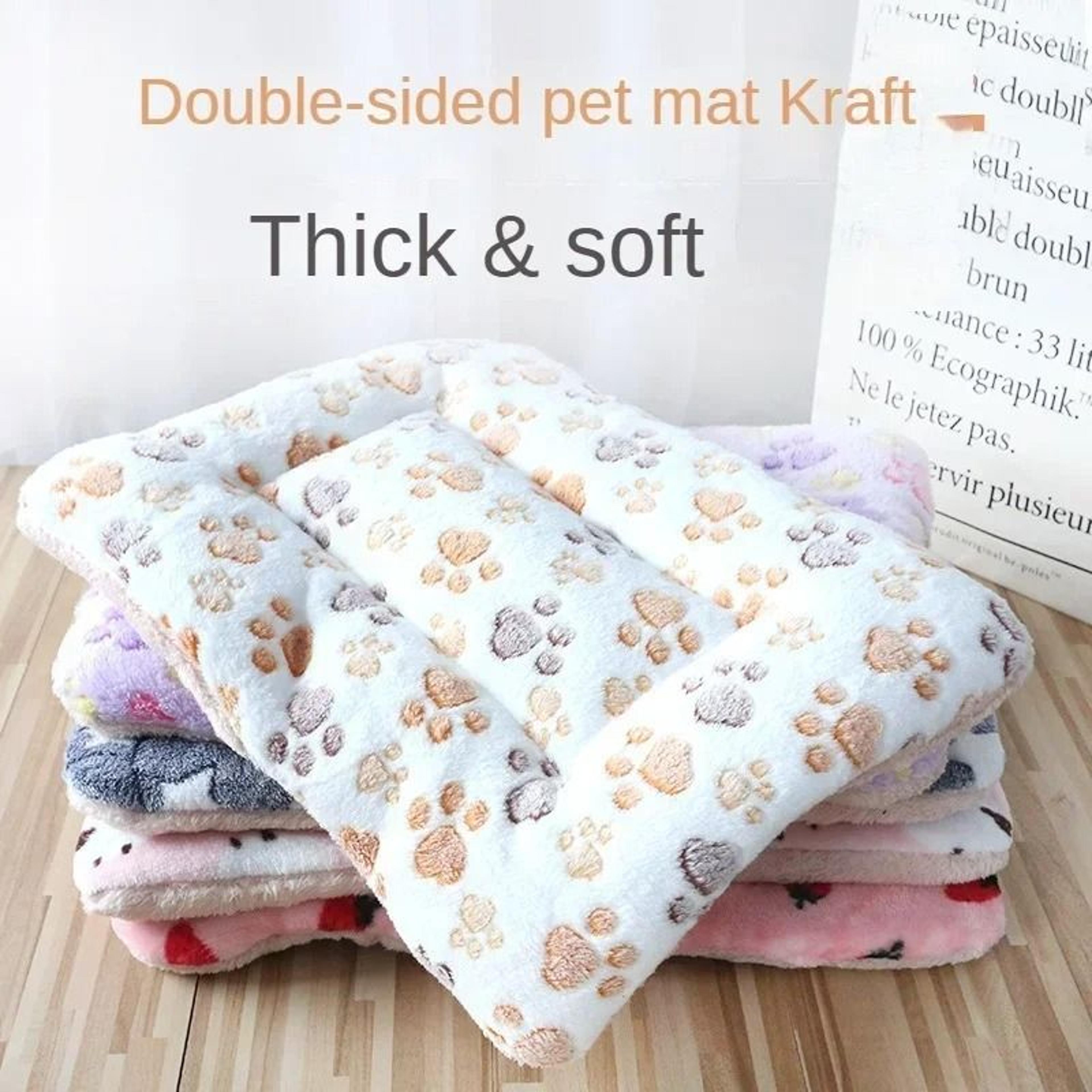 double sided plush pet sleeping mat