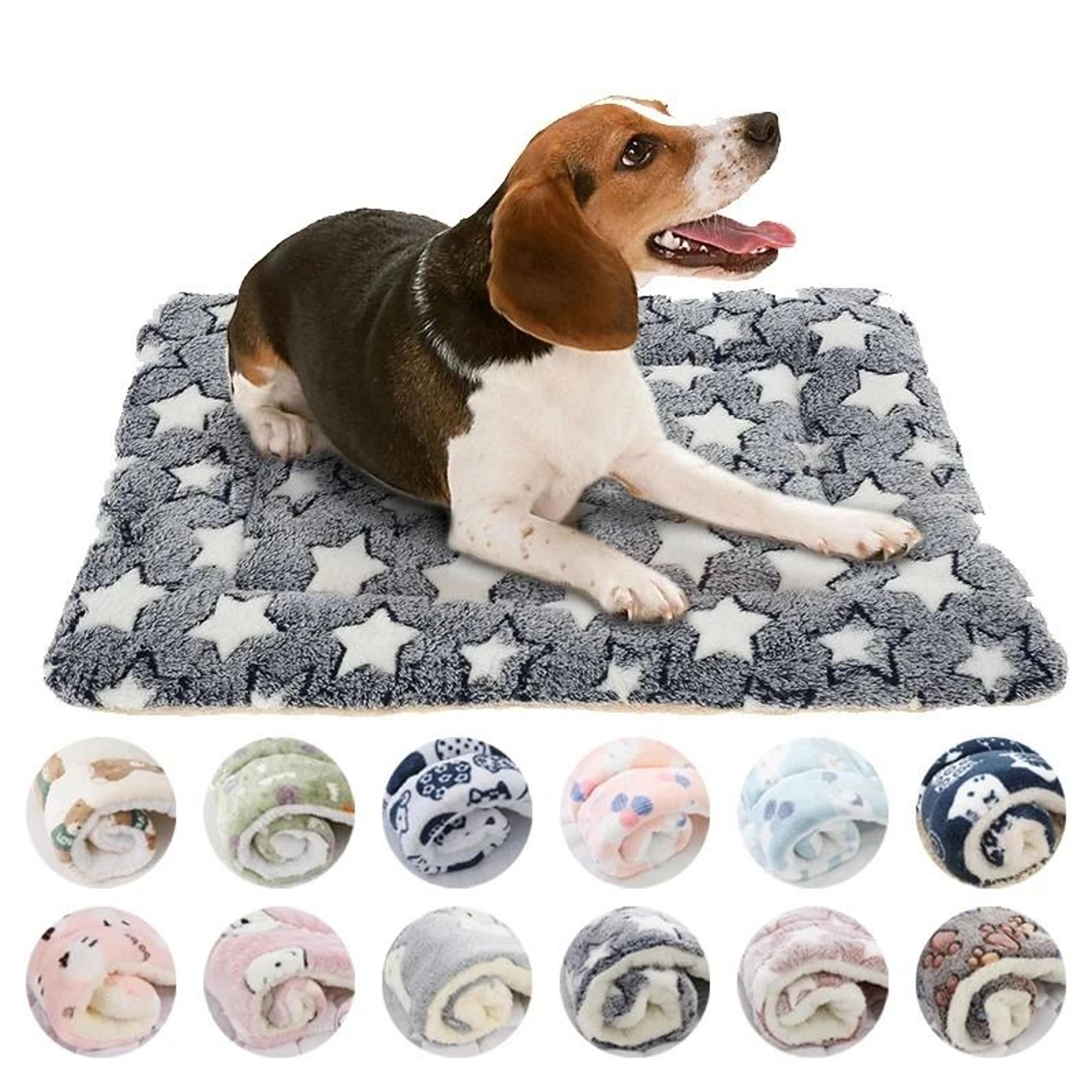 cozy flannel pet sleeping mat for dogs and cats