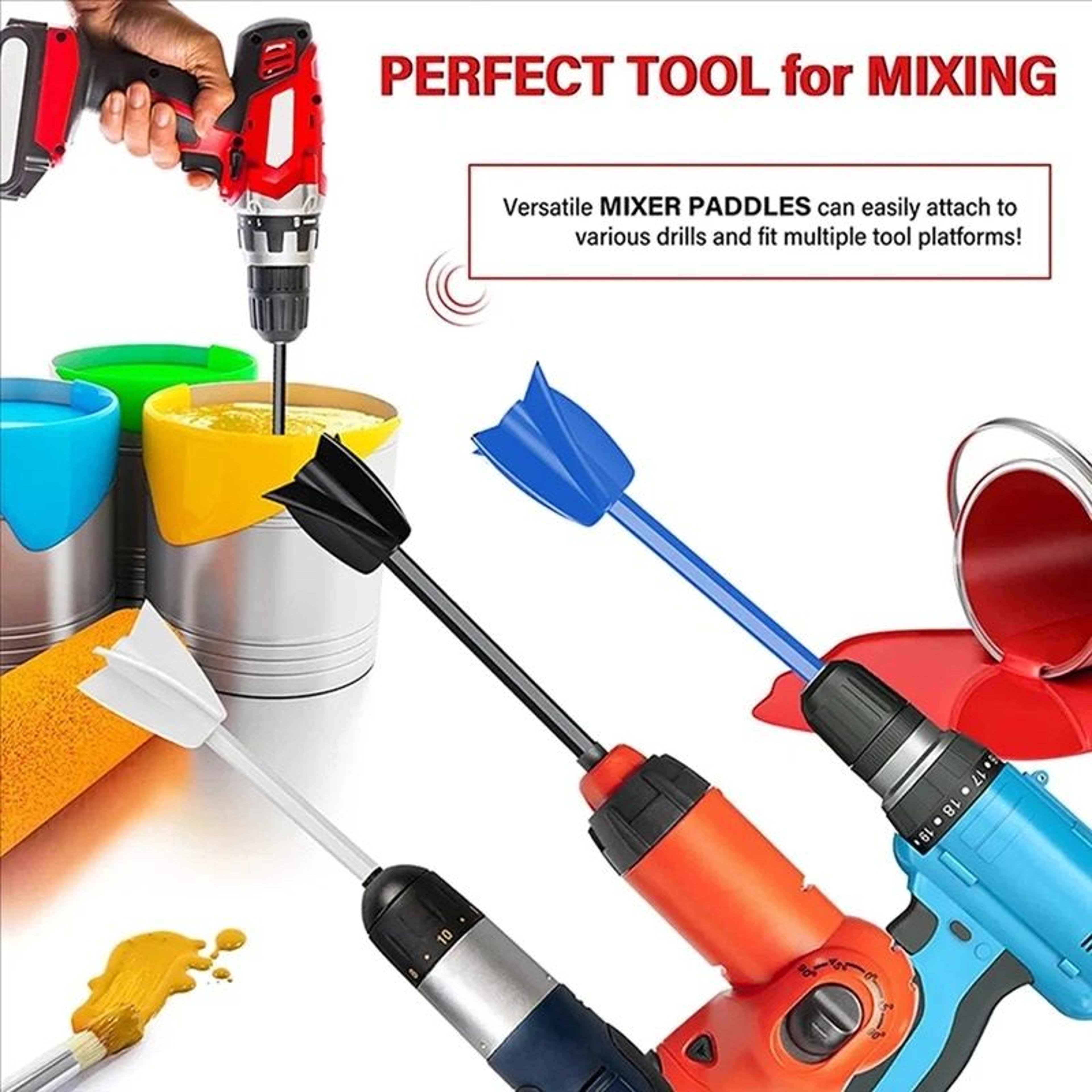 epoxy mixer paint drill attachment paddle