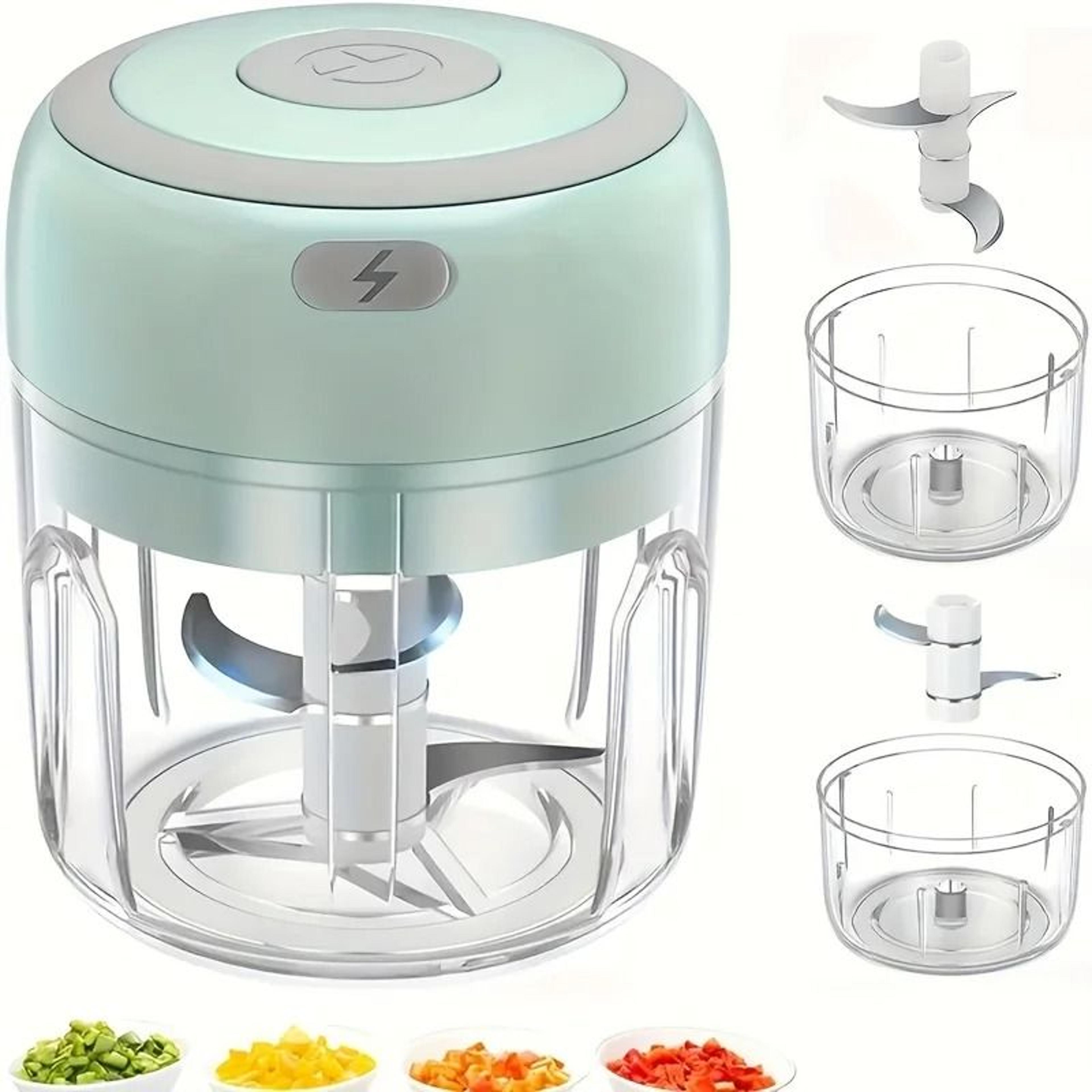 mini rechargeable food chopper 250ml for garlic onions and nuts