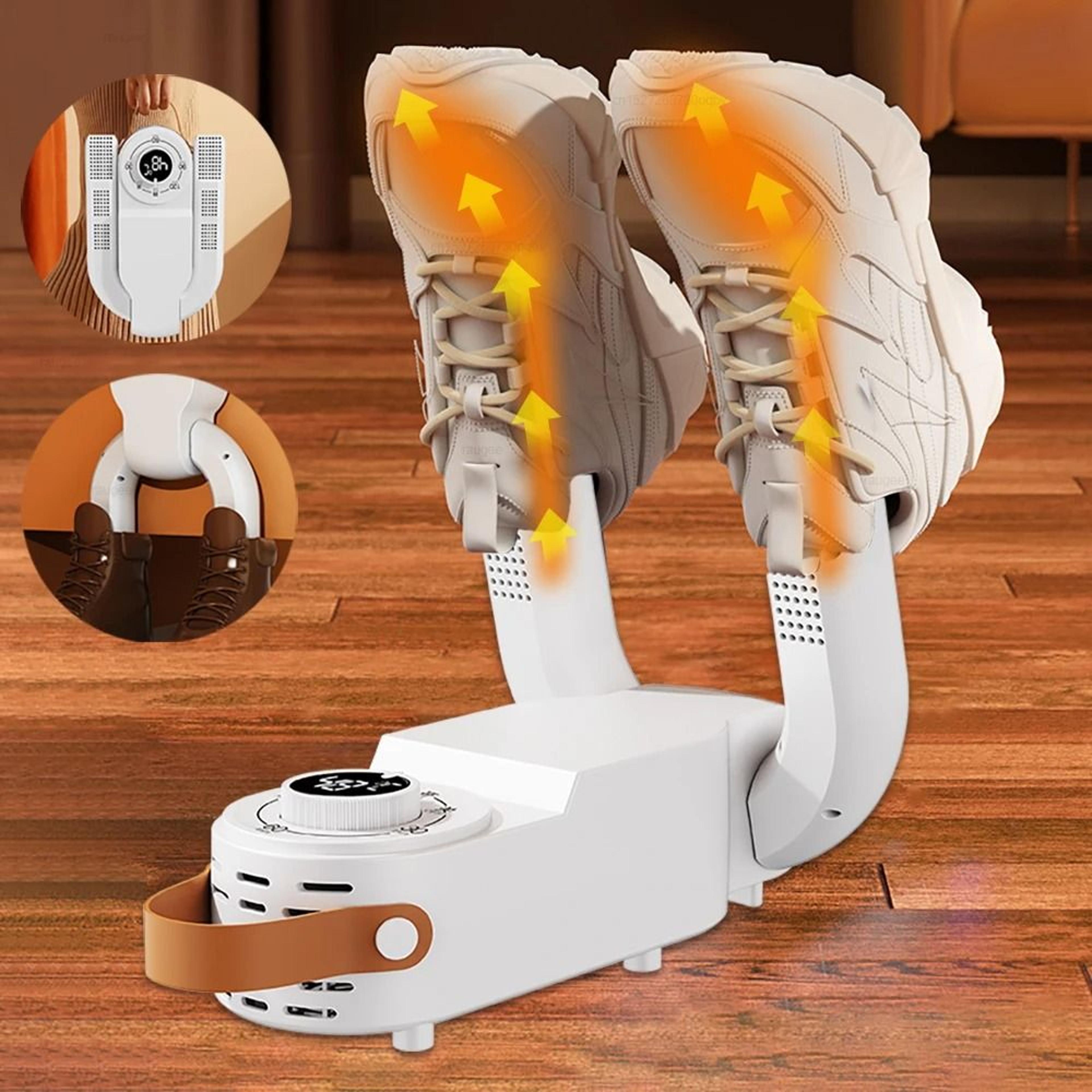 smart adjustable shoe dryer and warmer for all footwear
