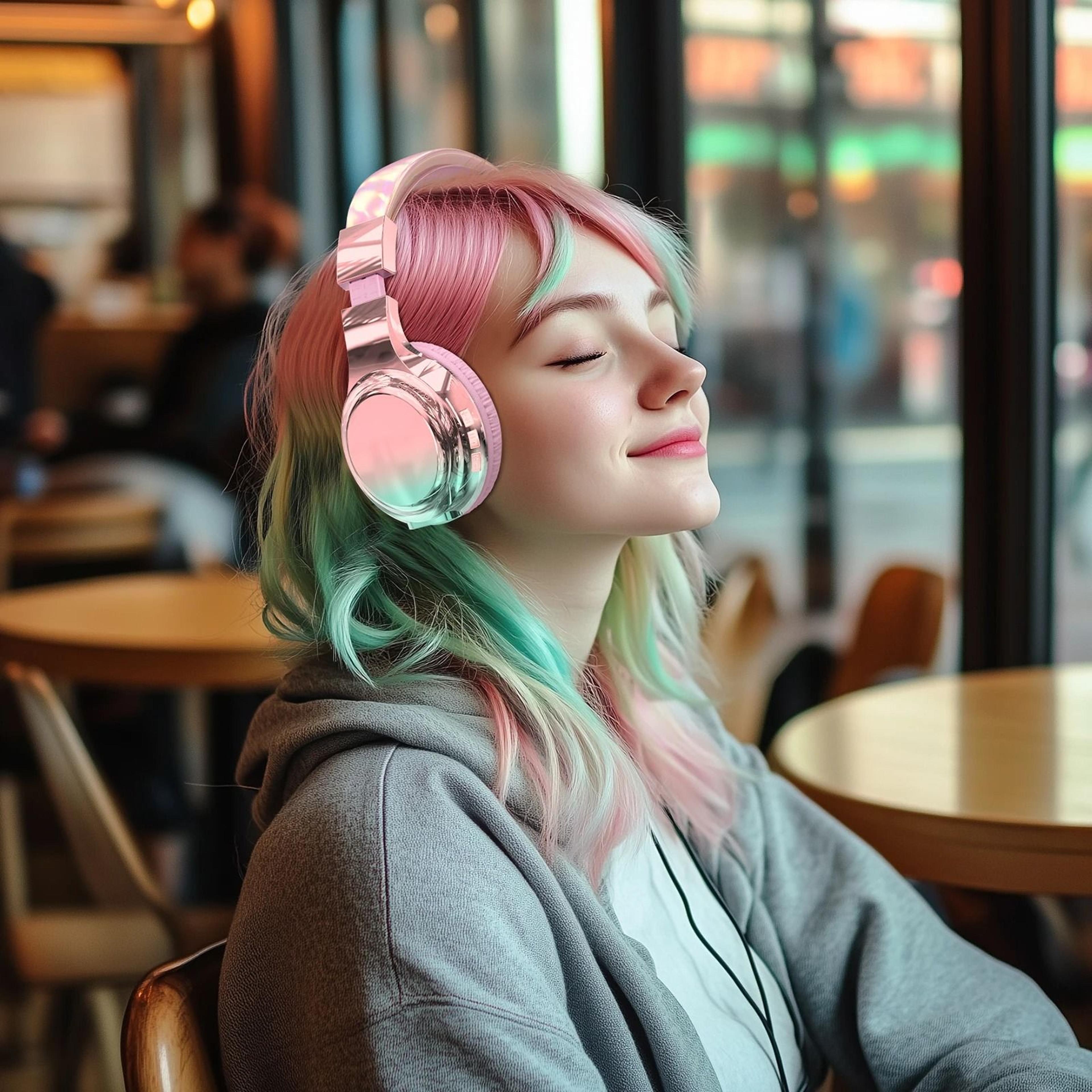 wireless bluetooth headphones with microphone and 60 hour battery life
