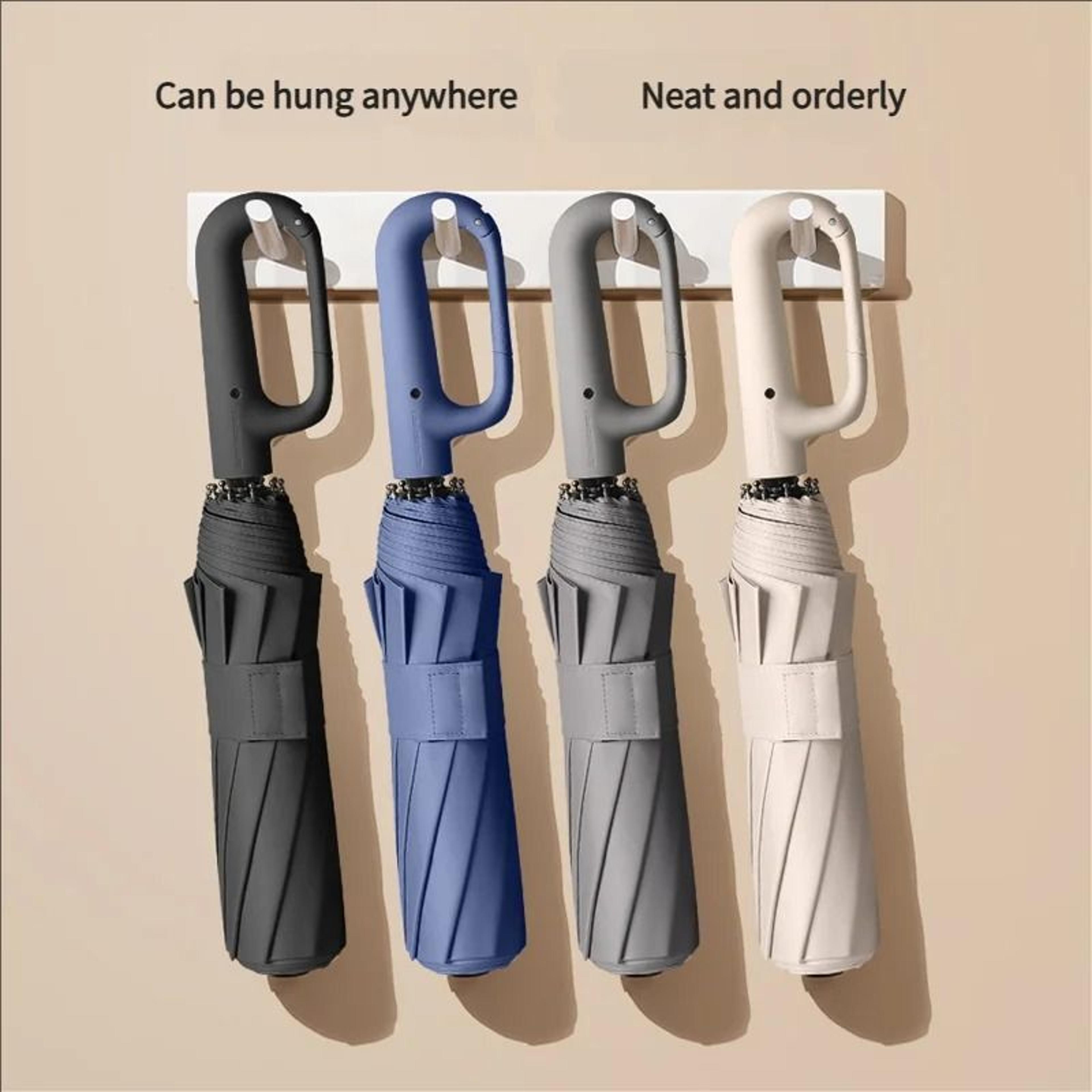 windproof reinforced automatic folding umbrella
