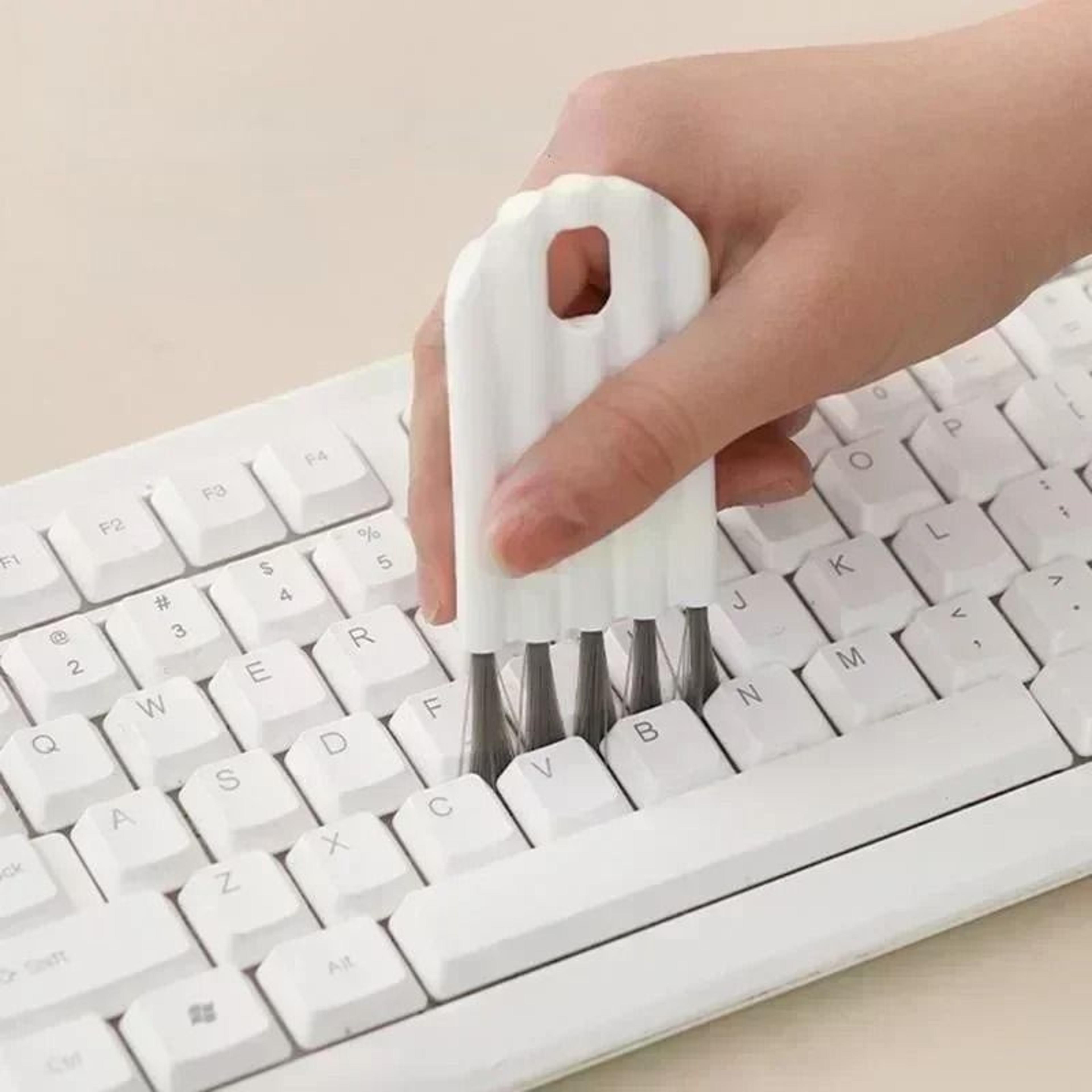precision cleaning brush for keyboards and small spaces