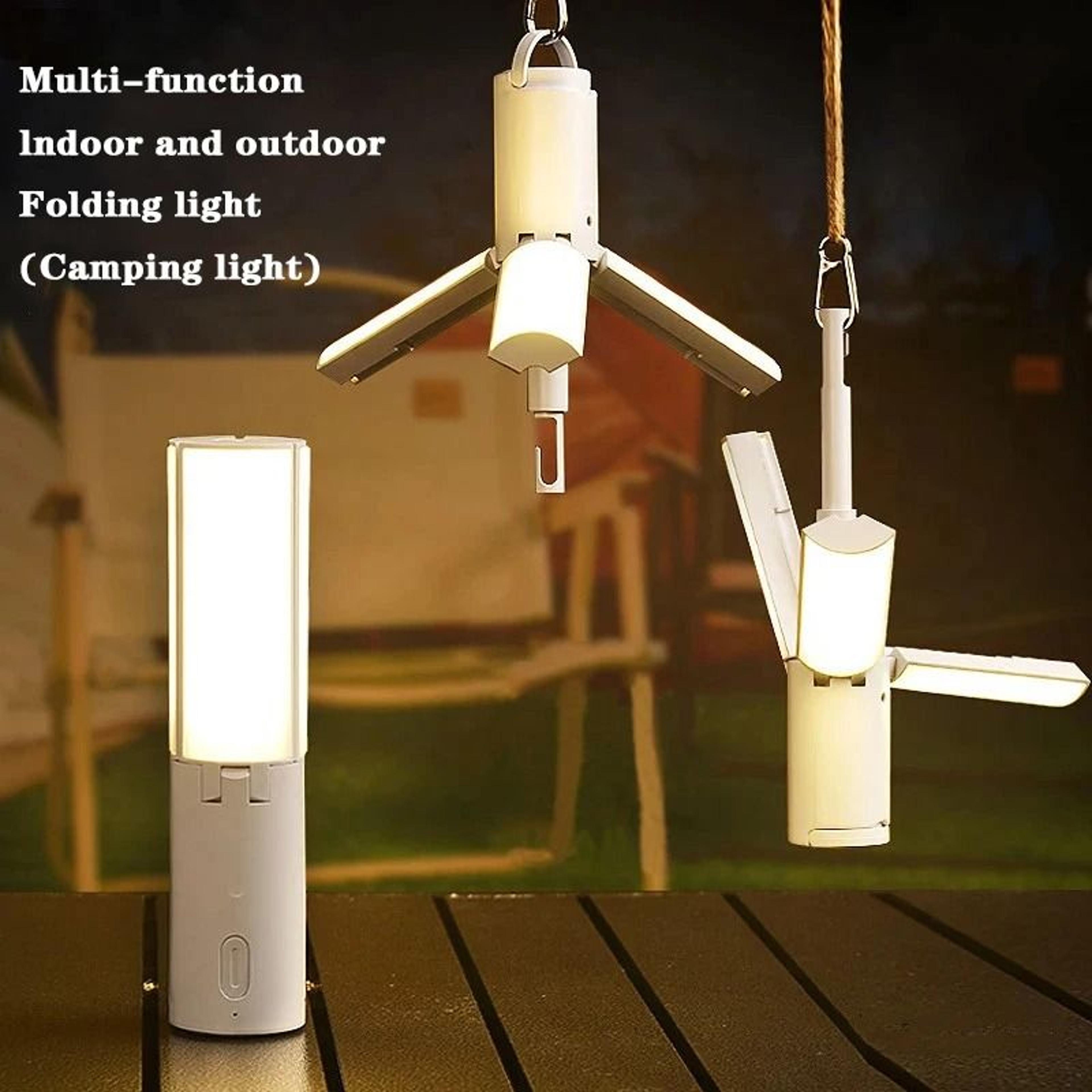 portable folding rechargeable camping lantern with high capacity battery