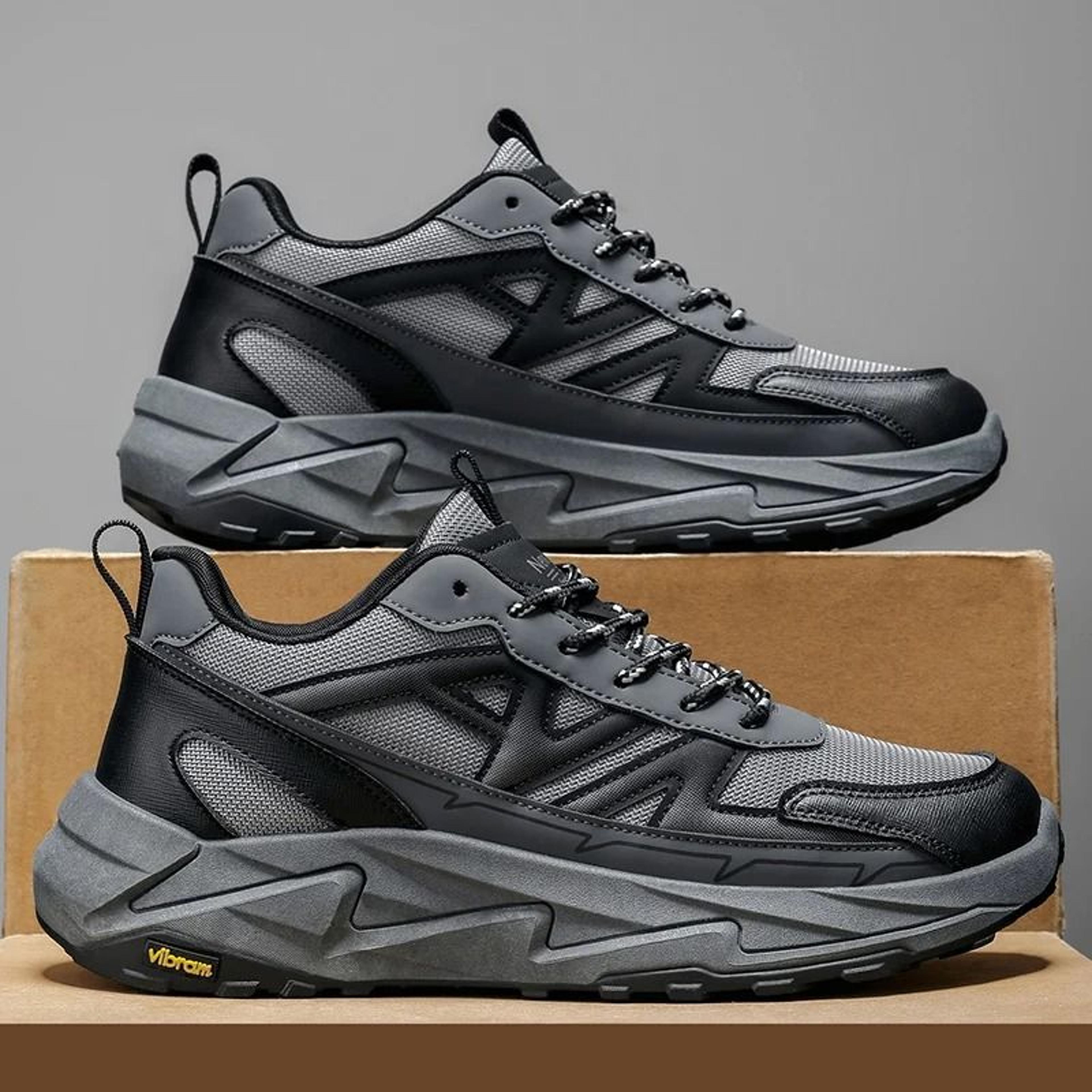 mens four-season casual sports running training mesh shoes