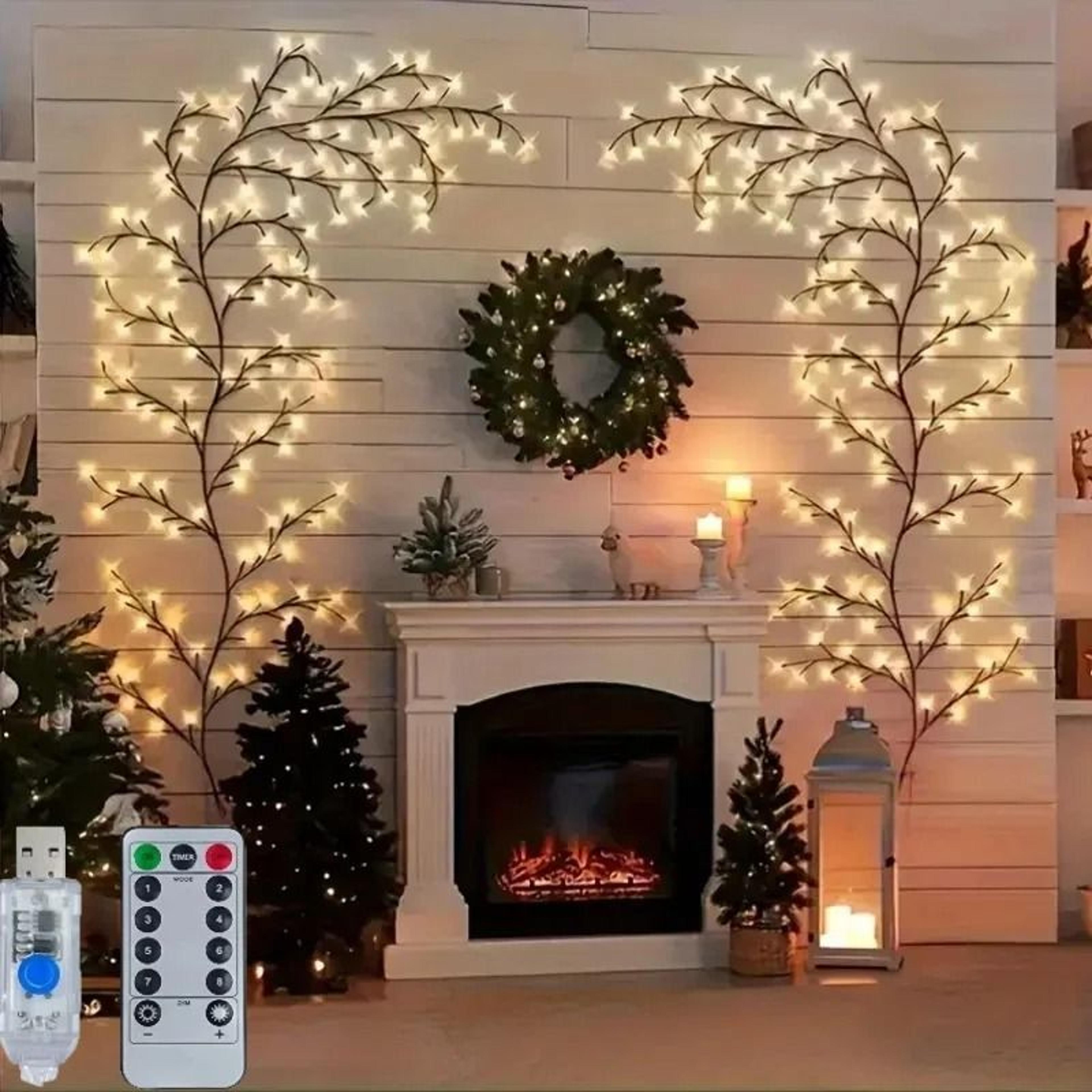 usb powered tree branch fairy light with multiple lighting modes