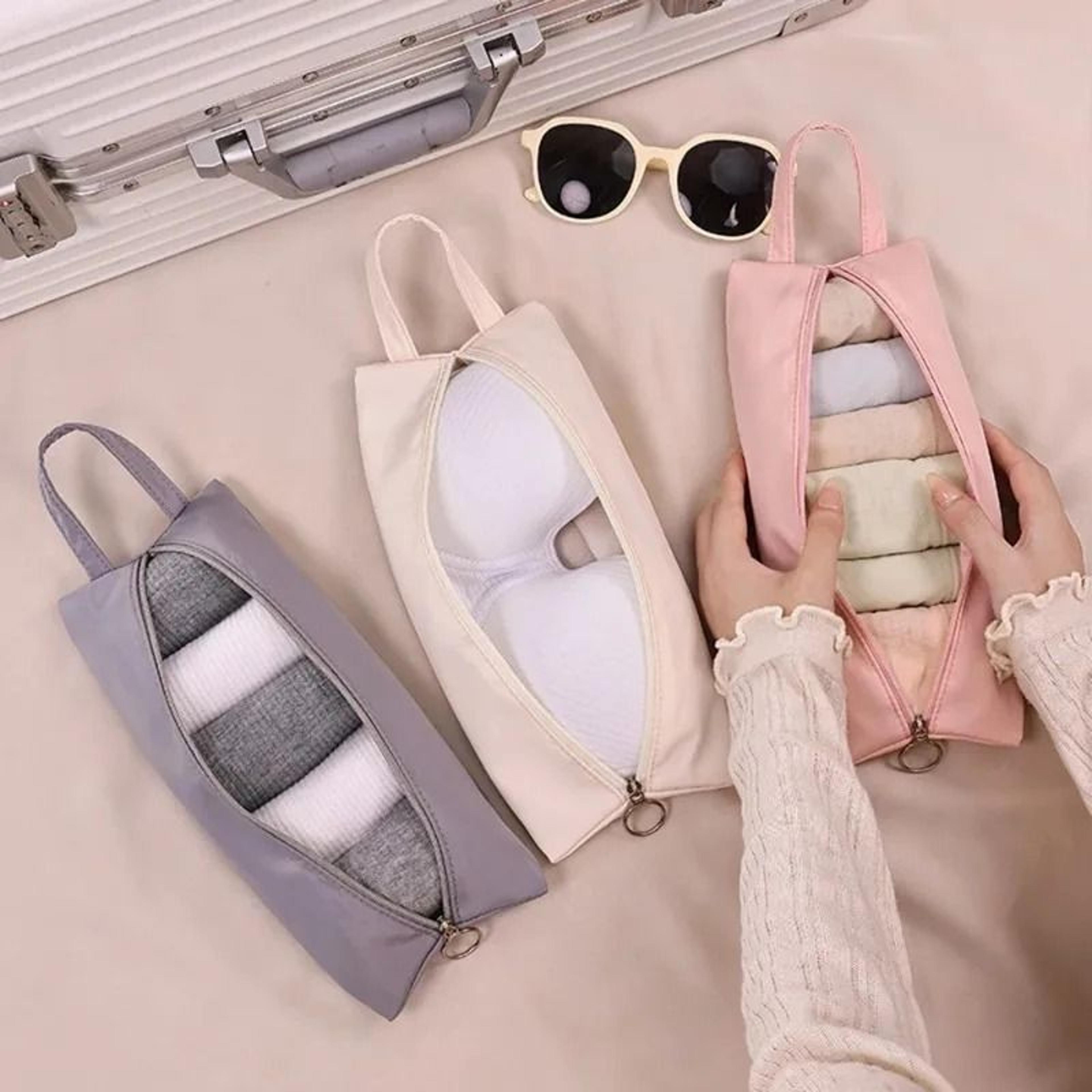 underwear storage bag travel organizer for bras socks makeup accessories