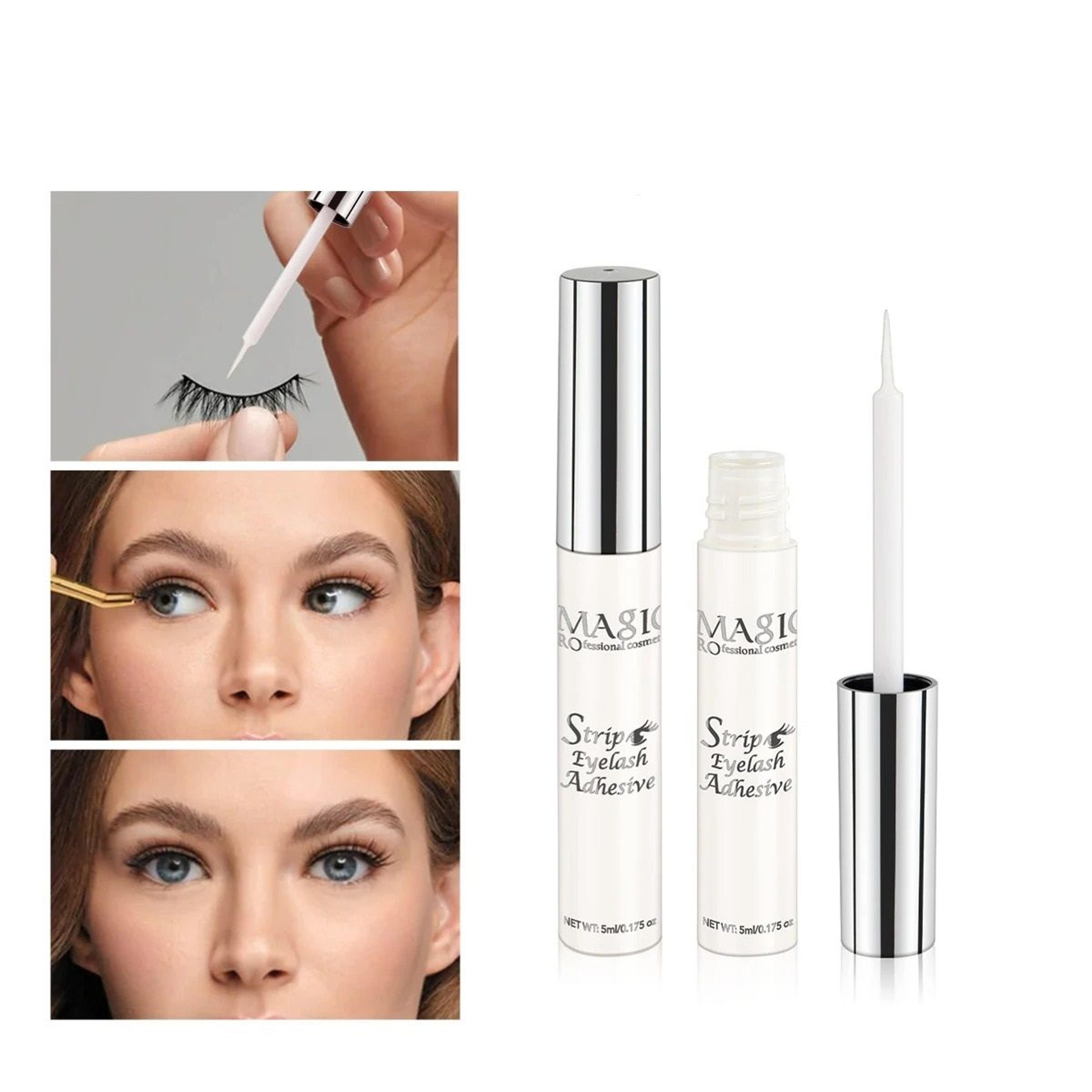 professional clear lash extension adhesive for long lasting hold