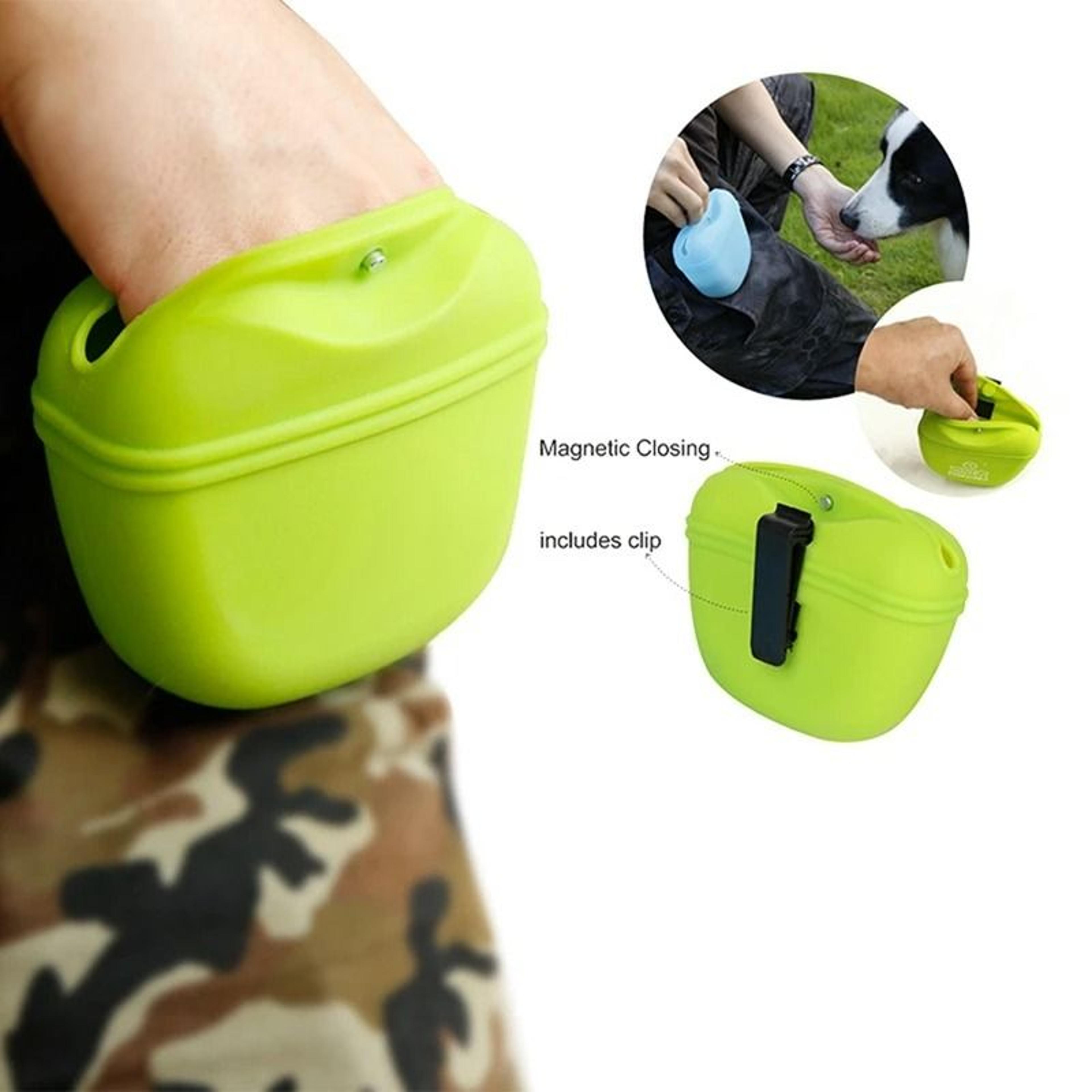 dog training waist treat bag with snack storage pouch