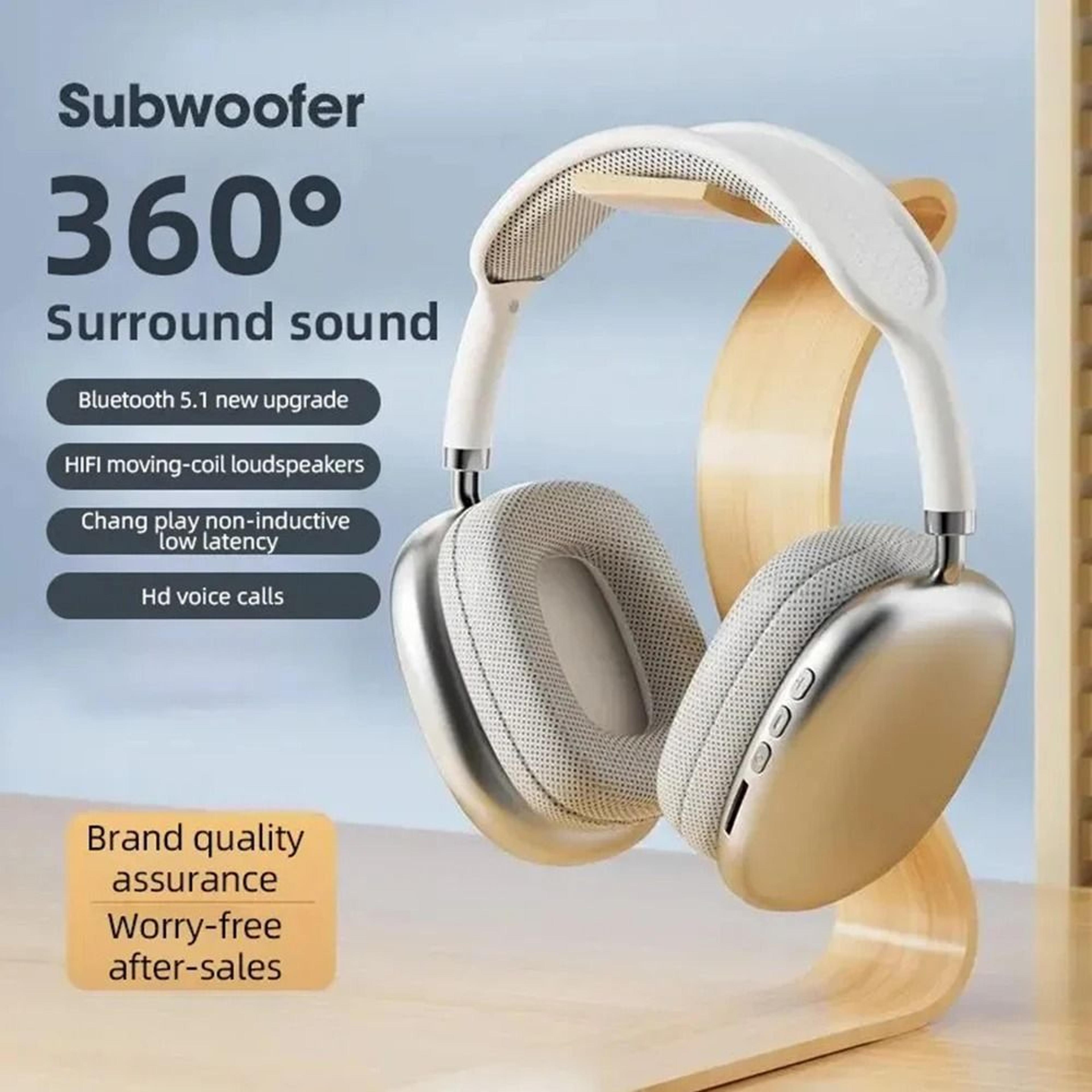 wireless bluetooth headphones sports gaming p9 model with mic noise cancelling