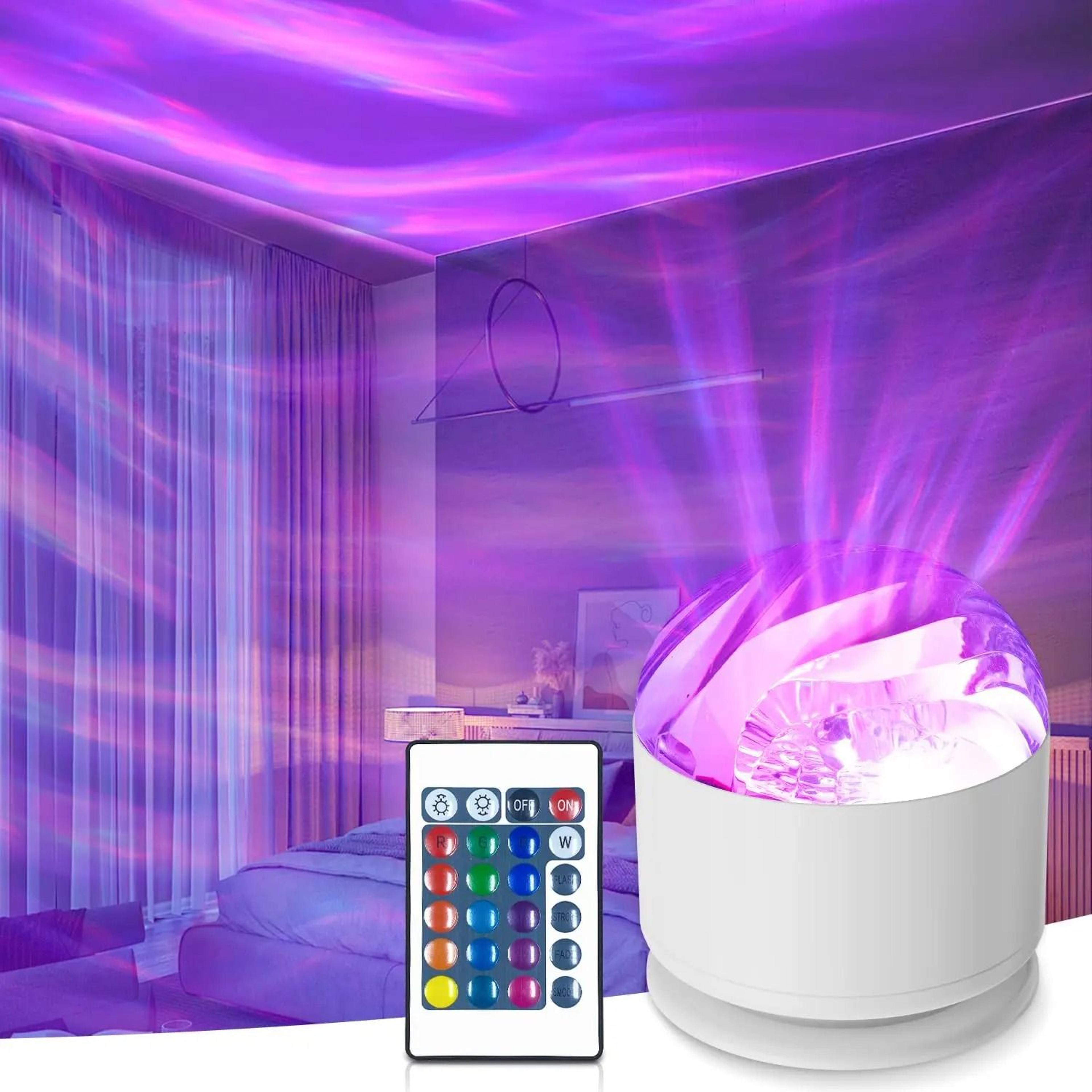 led night light starry sky galaxy projector lamp with remote