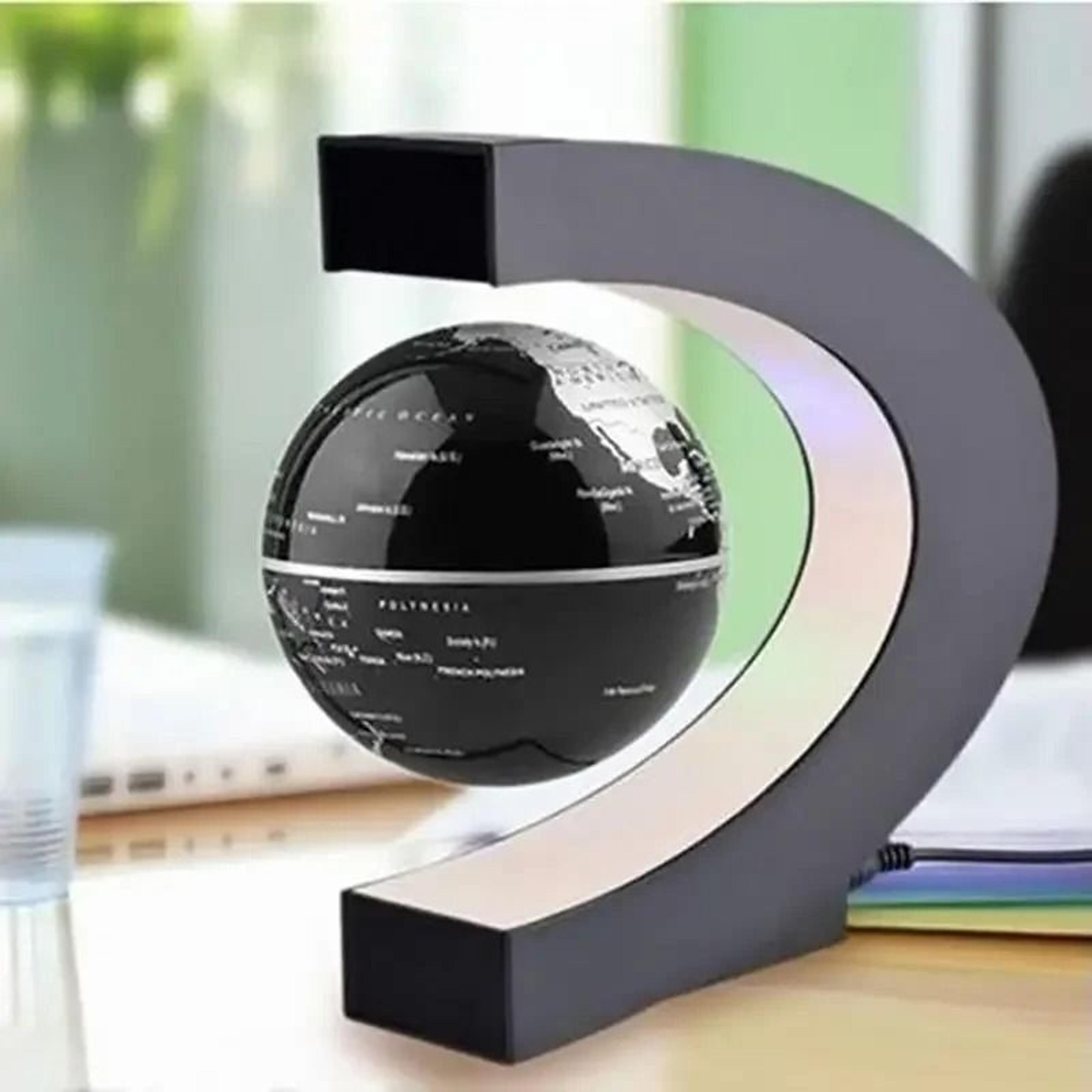magnetic floating globe led world map lamp