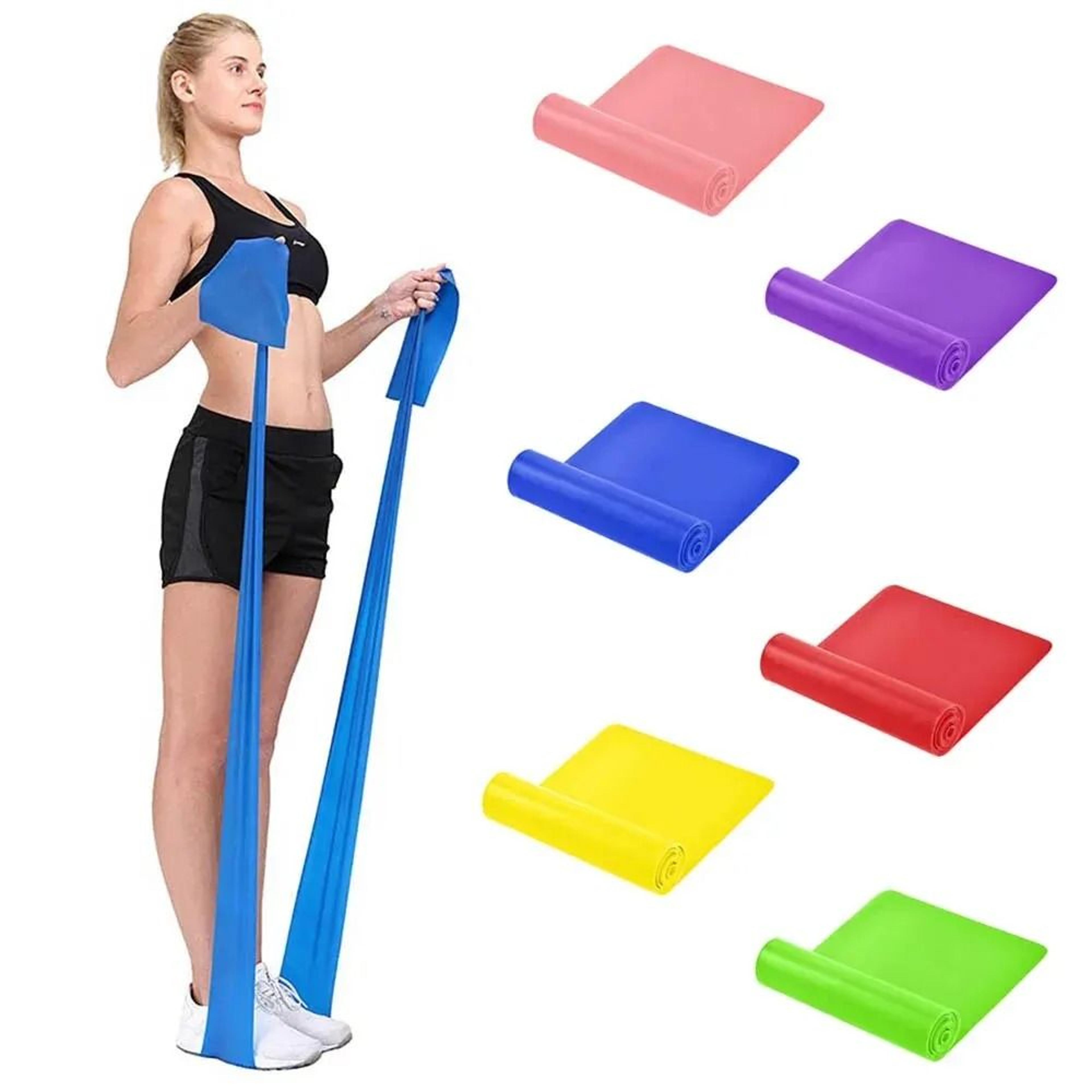 resistance bands for workout exercise stretch training pilates home gym