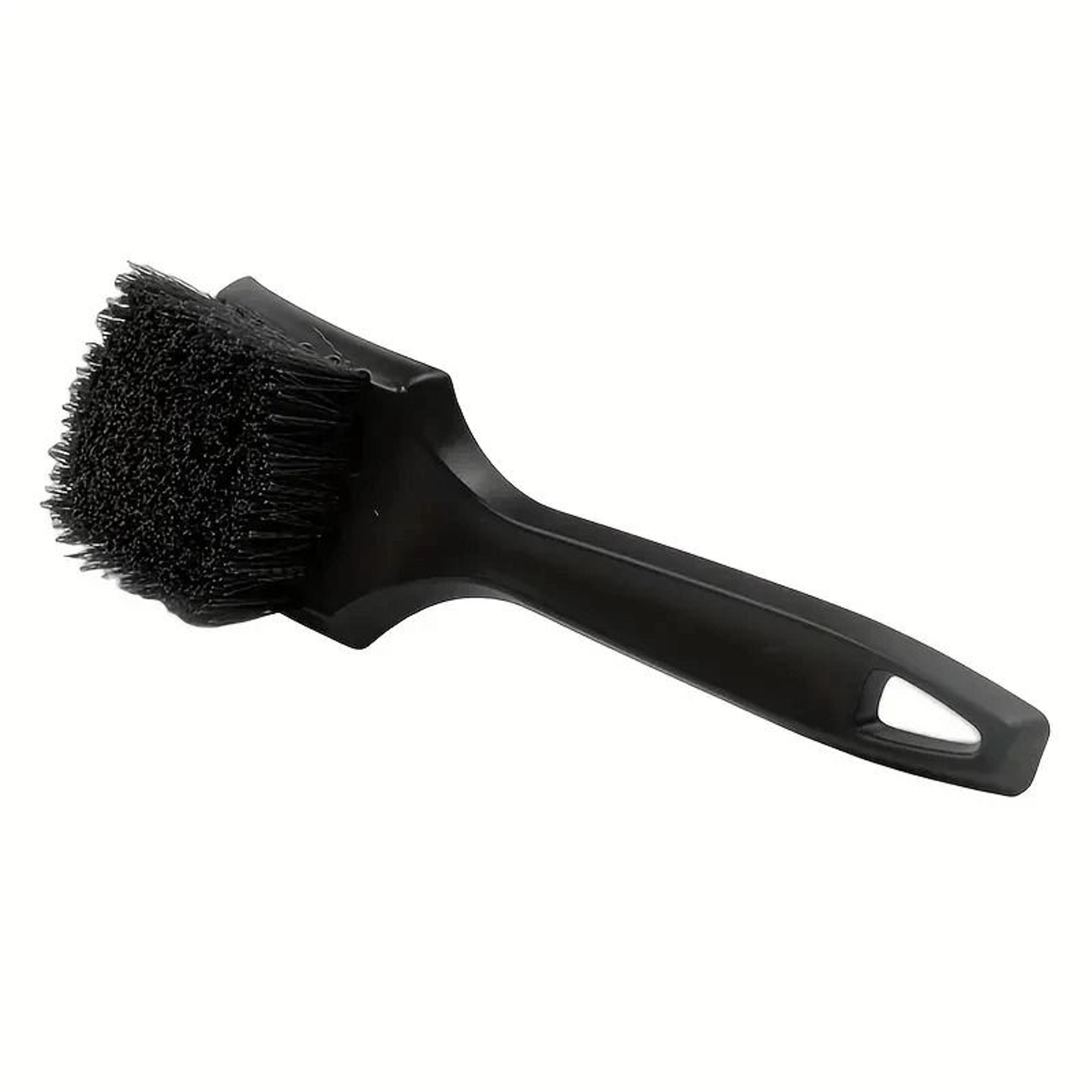 motorcycle wheel rim and tire cleaning brush for hub and detailing
