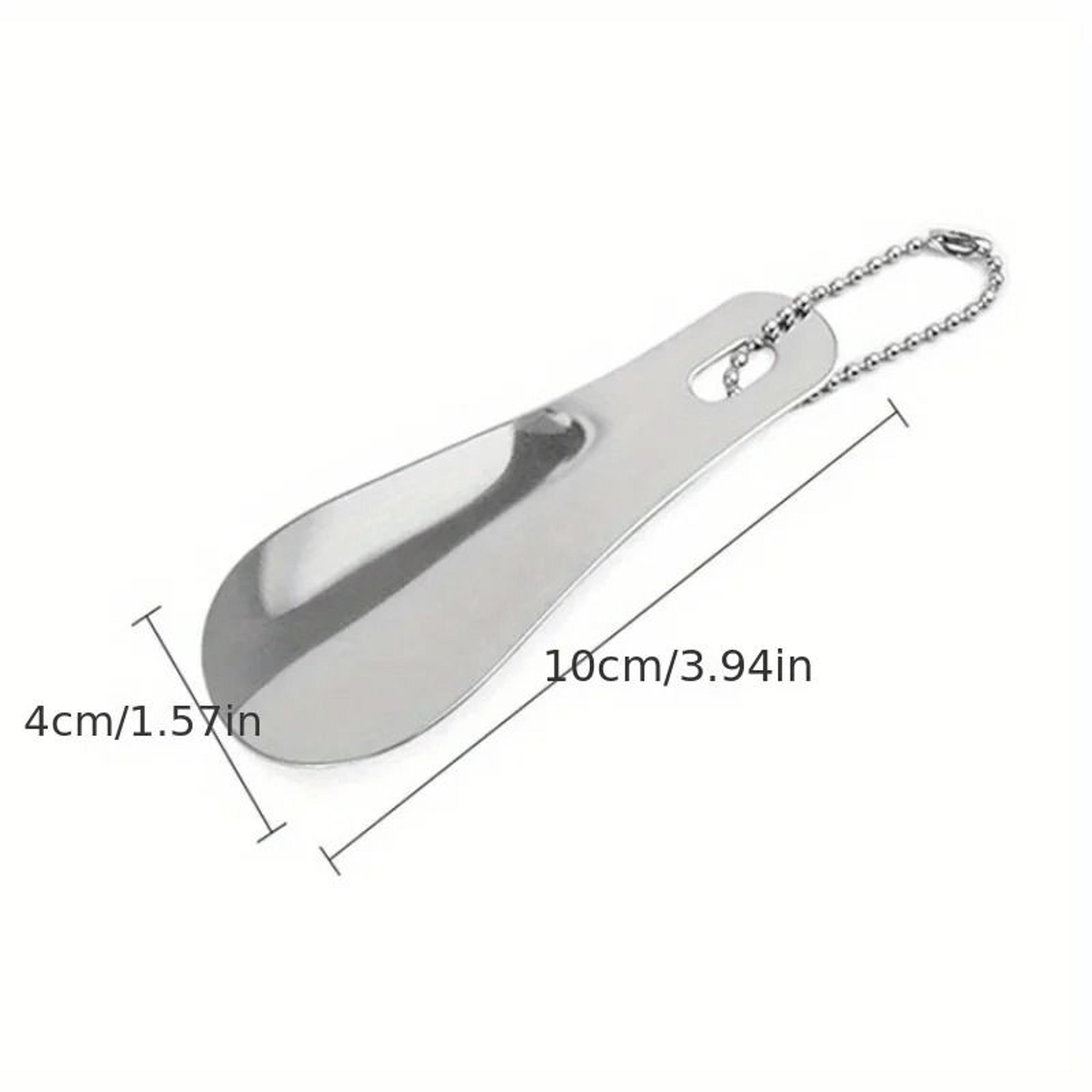 portable stainless steel shoehorn for home and travel