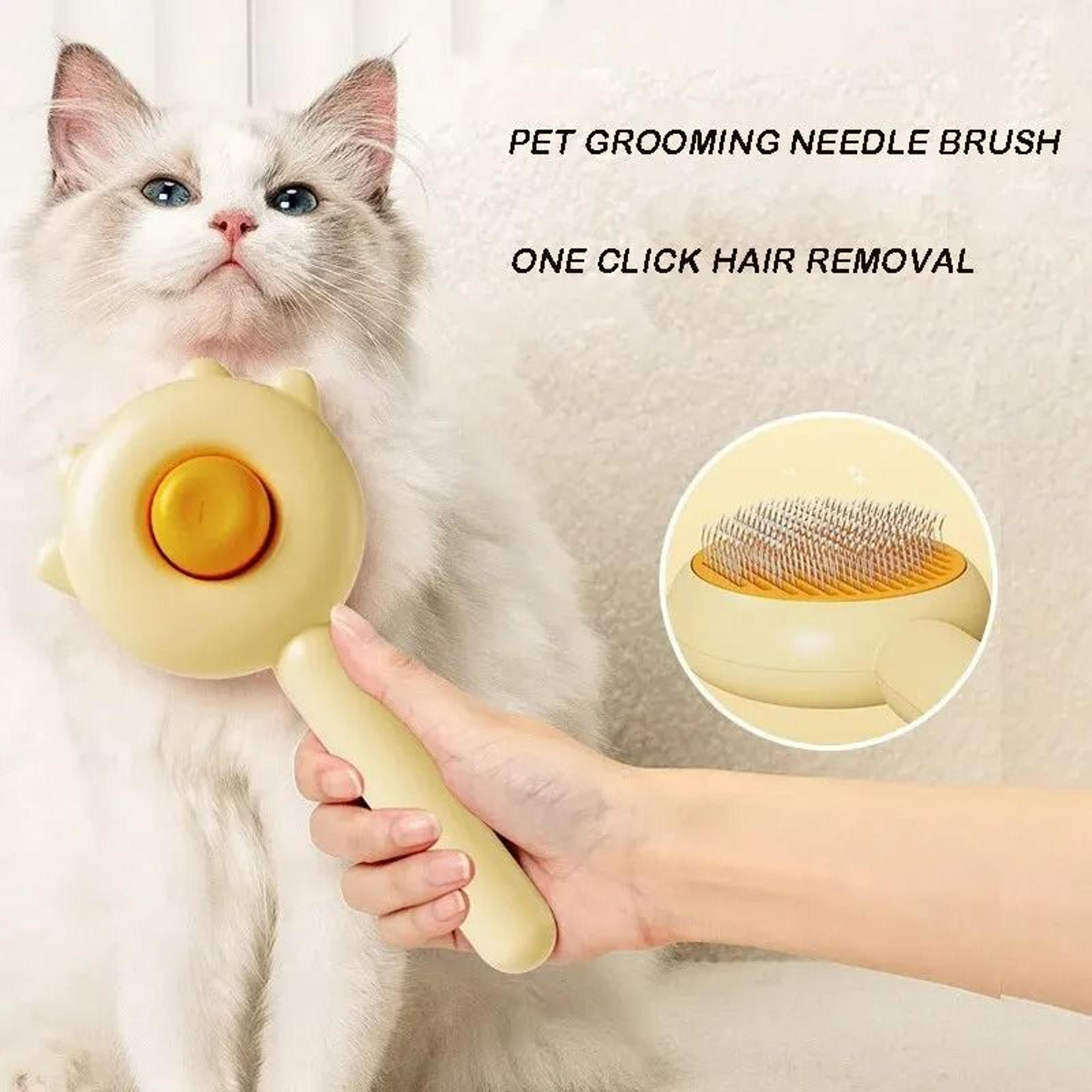 pet grooming needle brush for cats and dogs