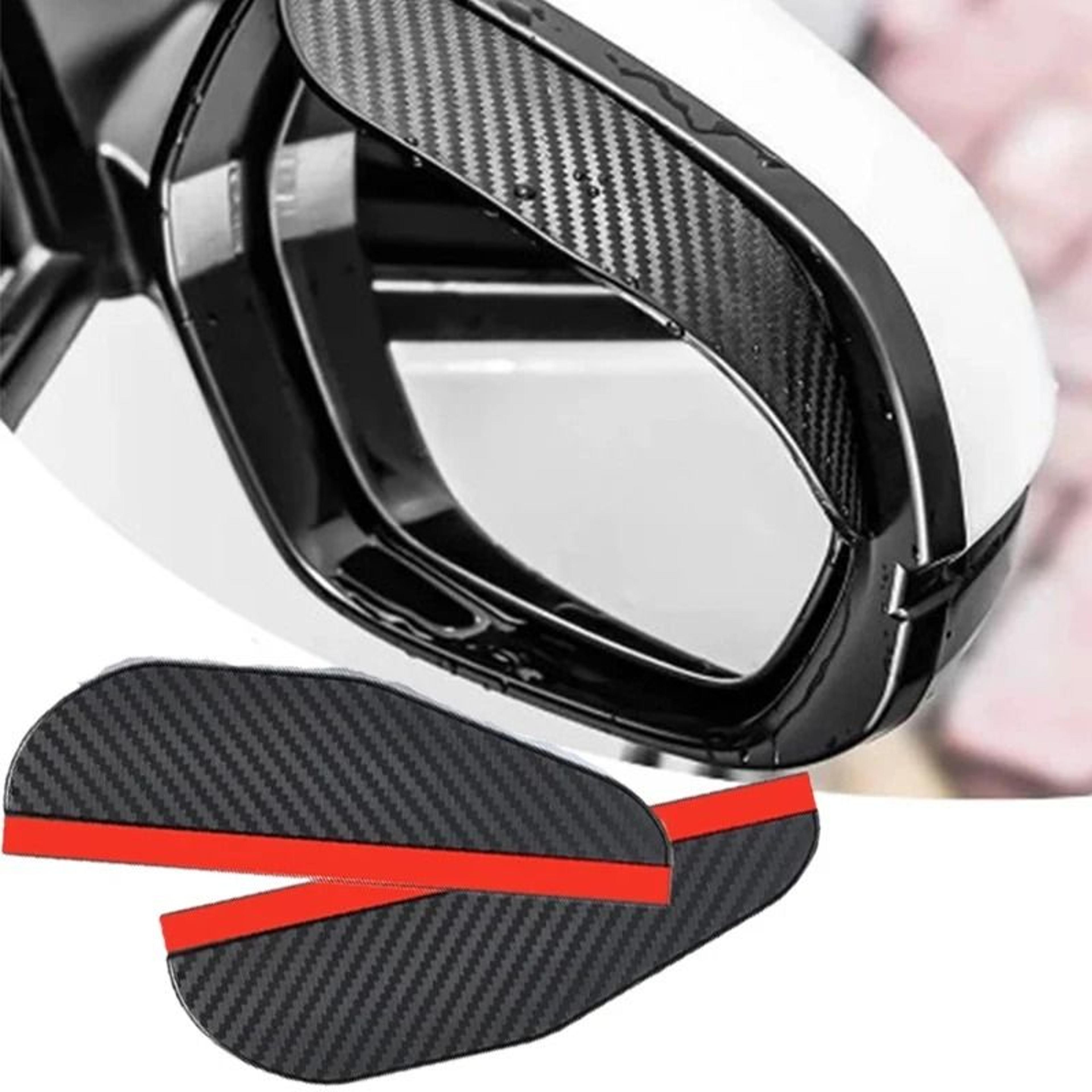 universal car side mirror rain visor cover – 2 piece set