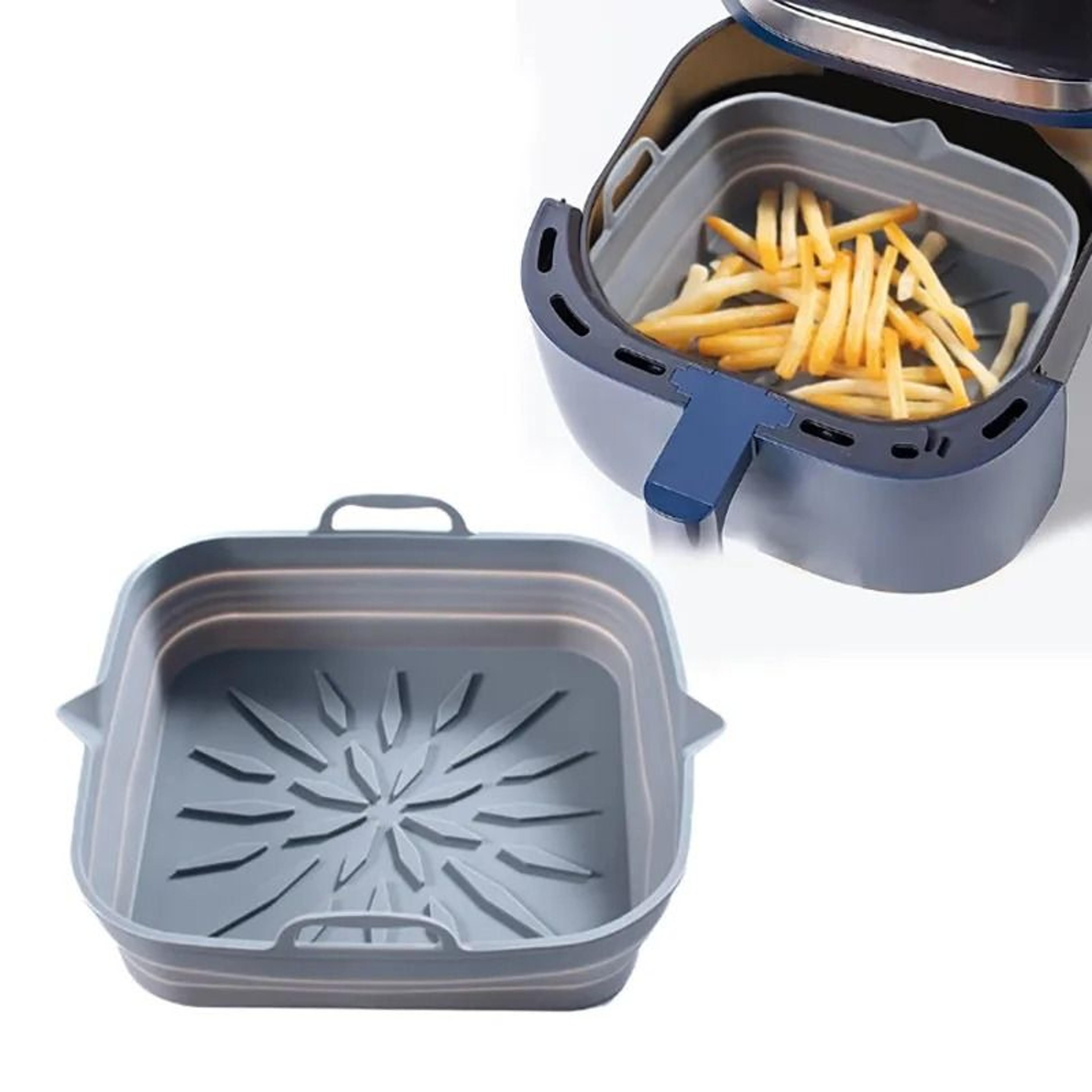 silicone reusable air fryer and oven baking tray liner