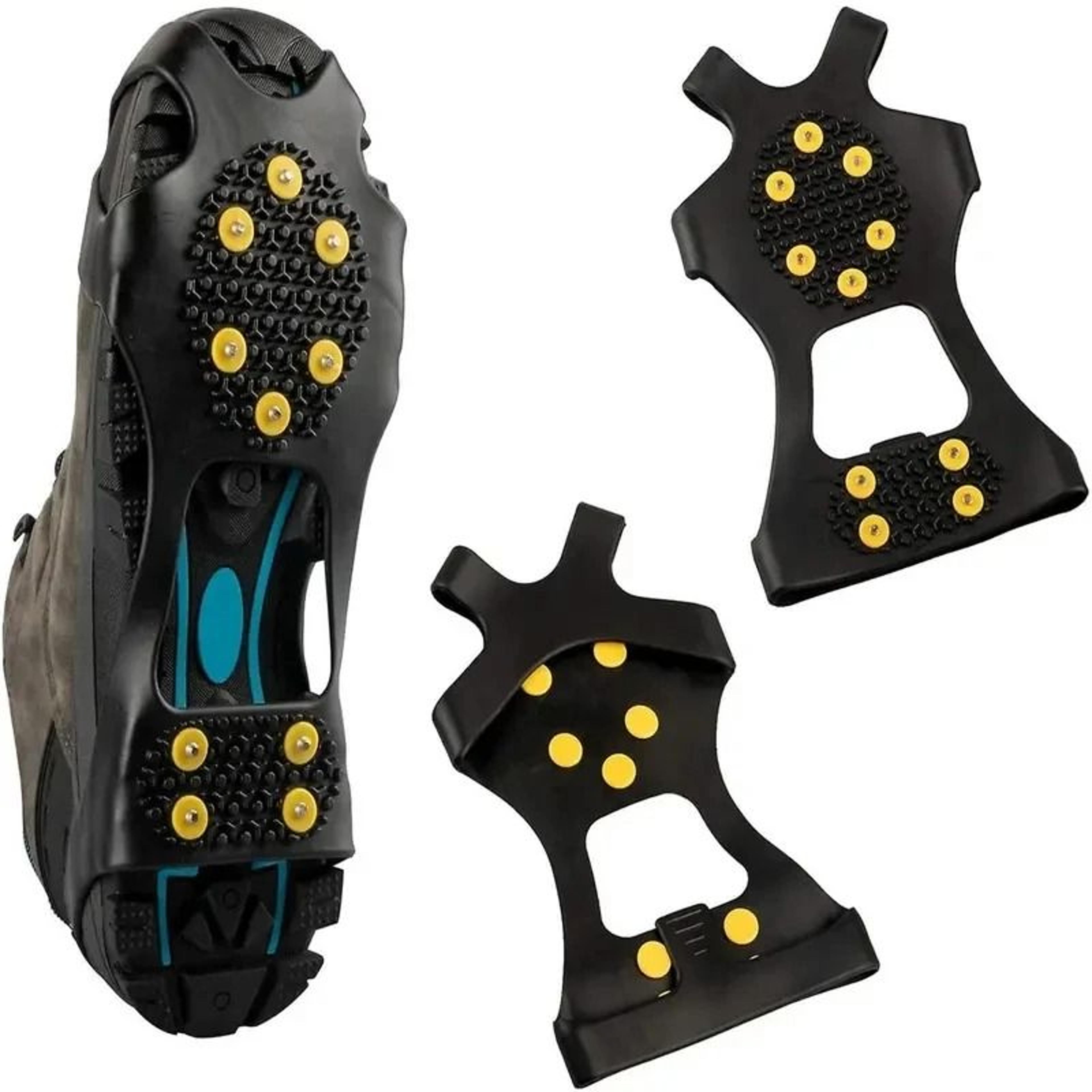 anti slip ice and snow traction cleats with steel studs for shoes and boots