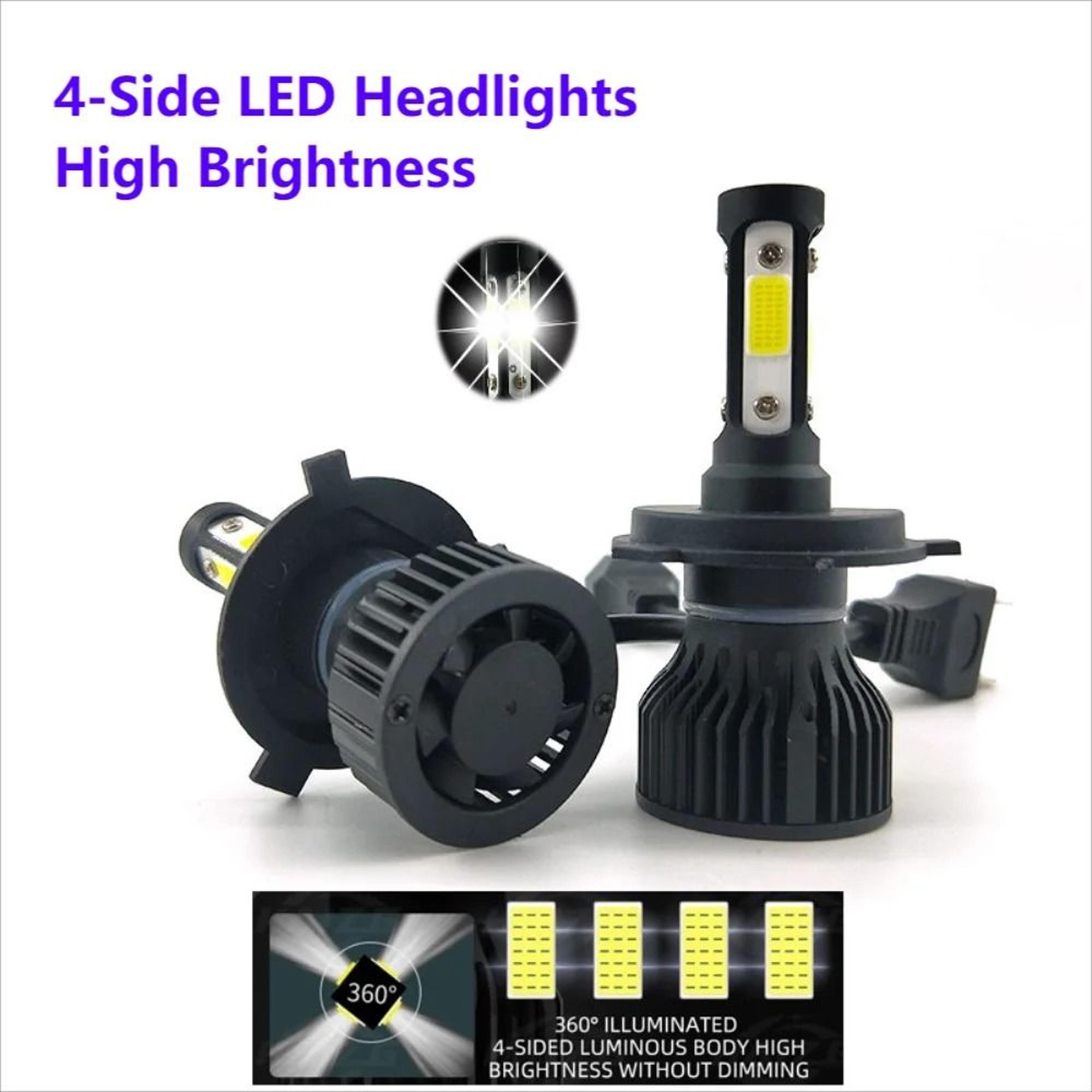 ultra bright led headlight kit 16000 lm 50 w pair