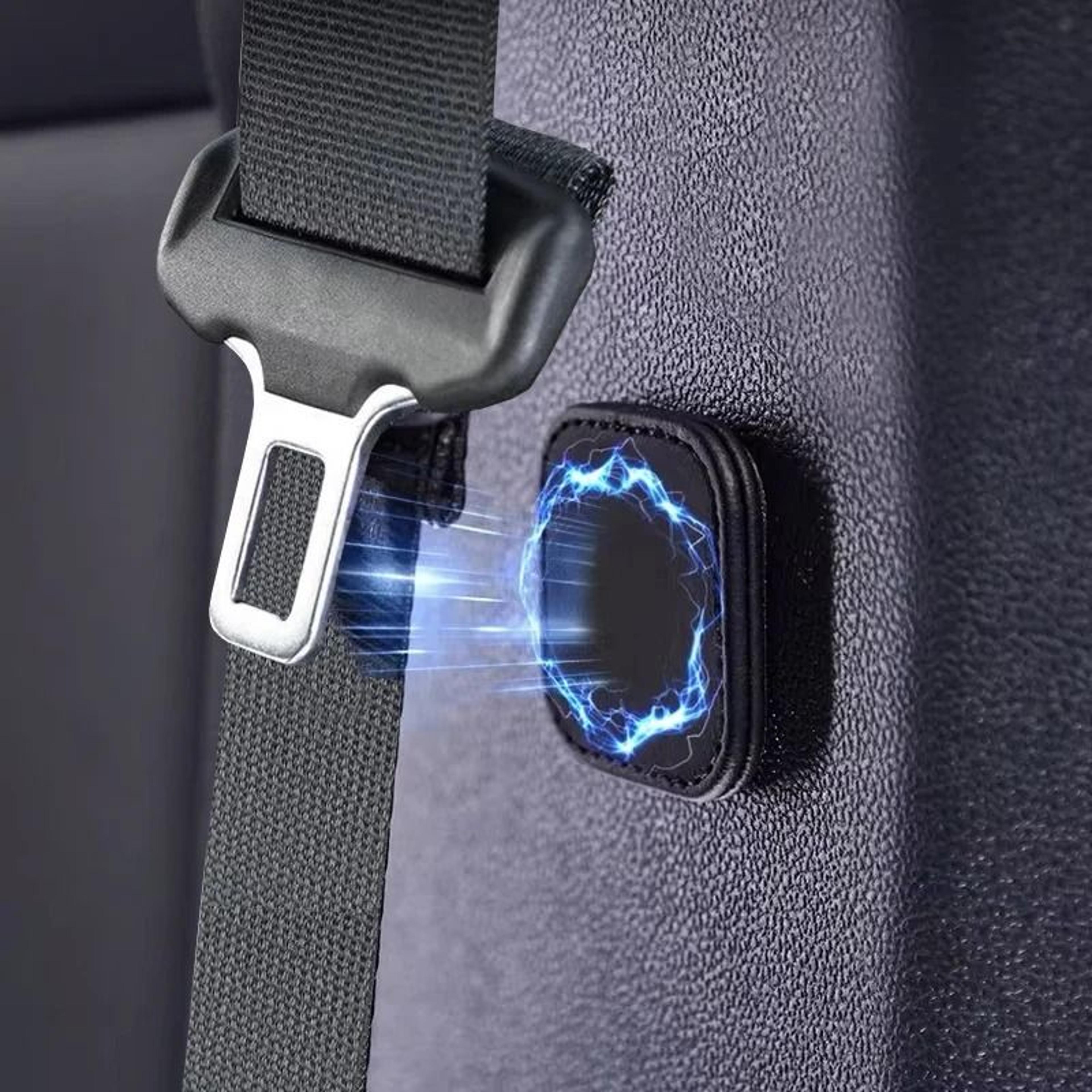 magnetic car seat belt holder clip set for safety and comfort