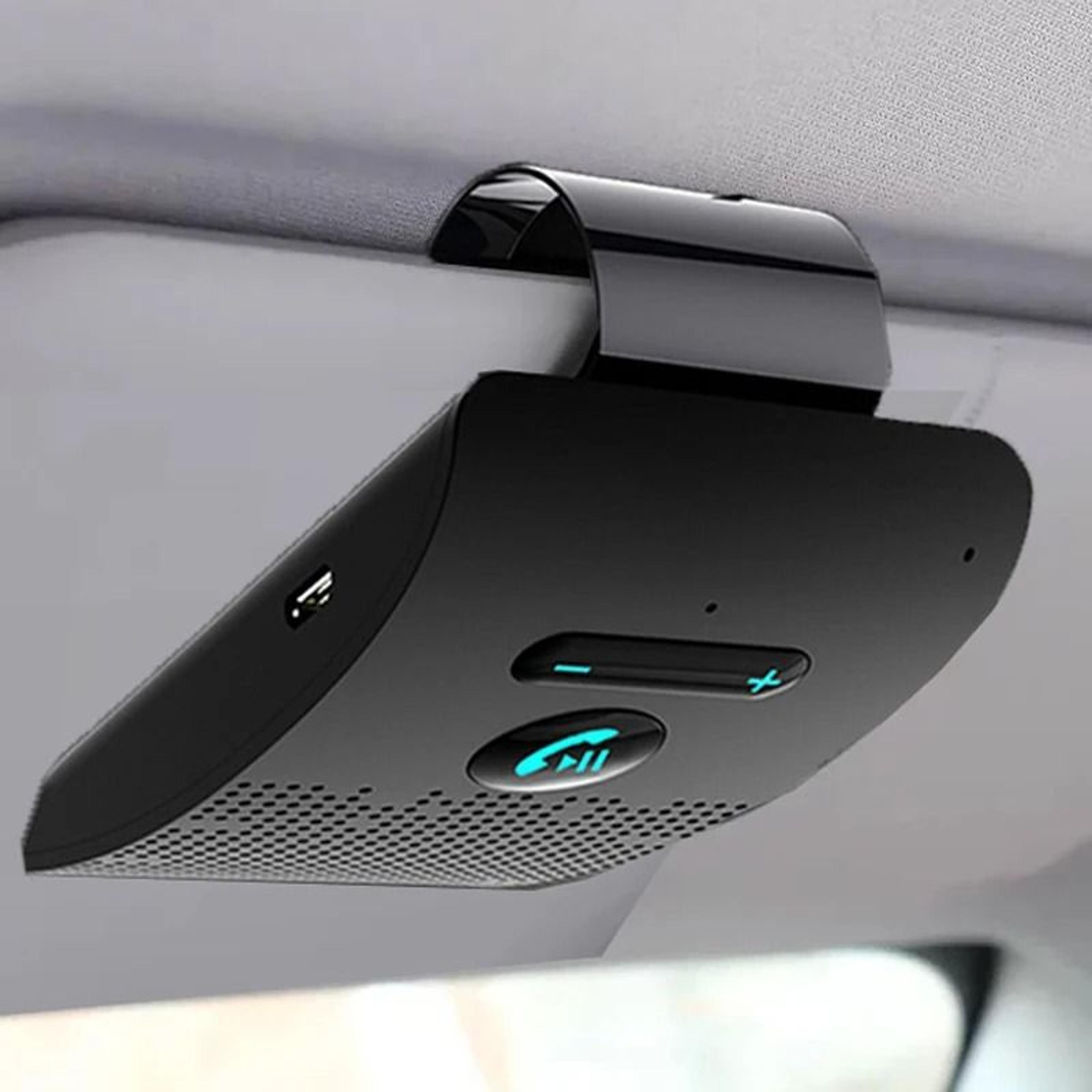 bluetooth five point zero handsfree car kit with hifi speaker