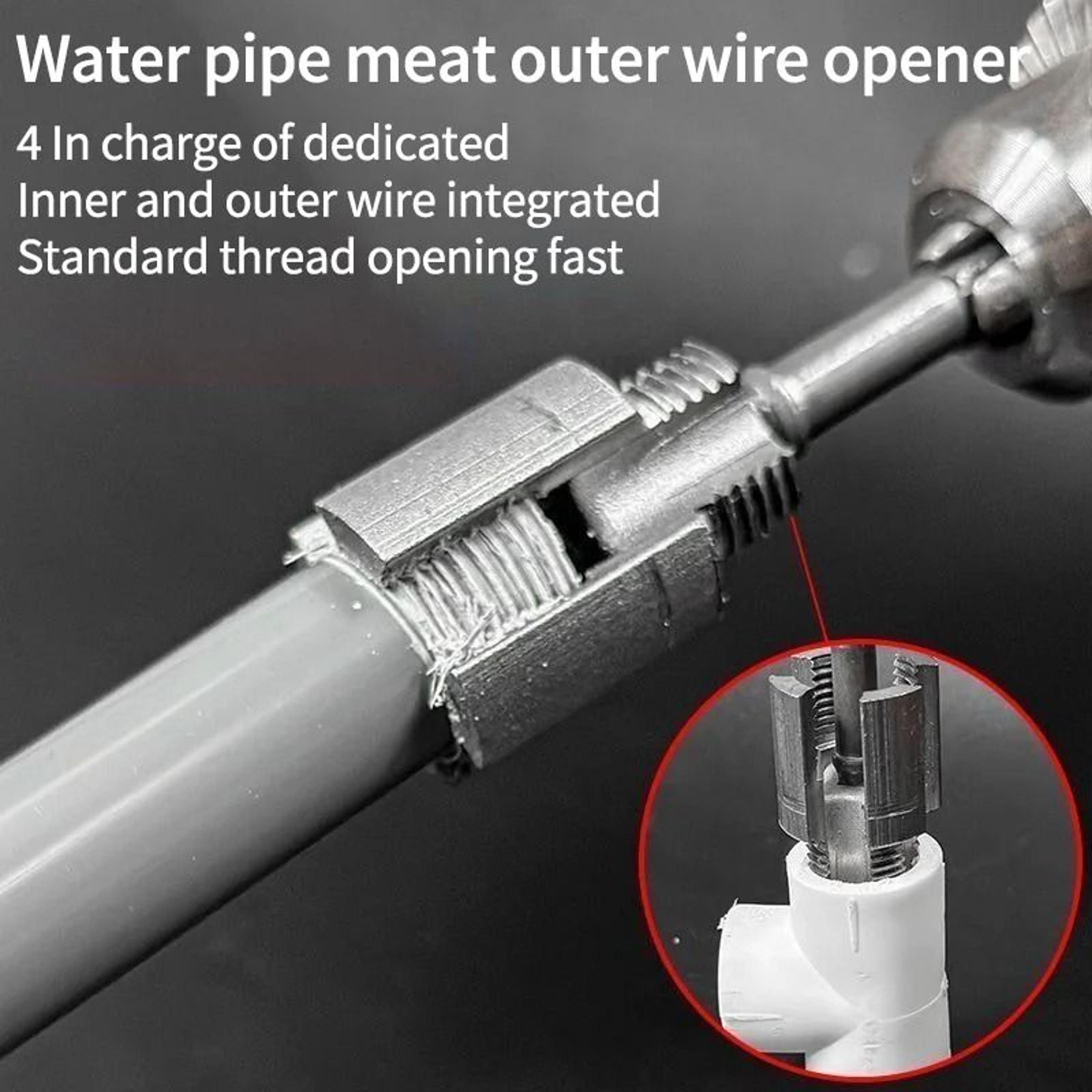 carbon steel pipe threading tap set for electric drill compatible with ppr pvc pipes