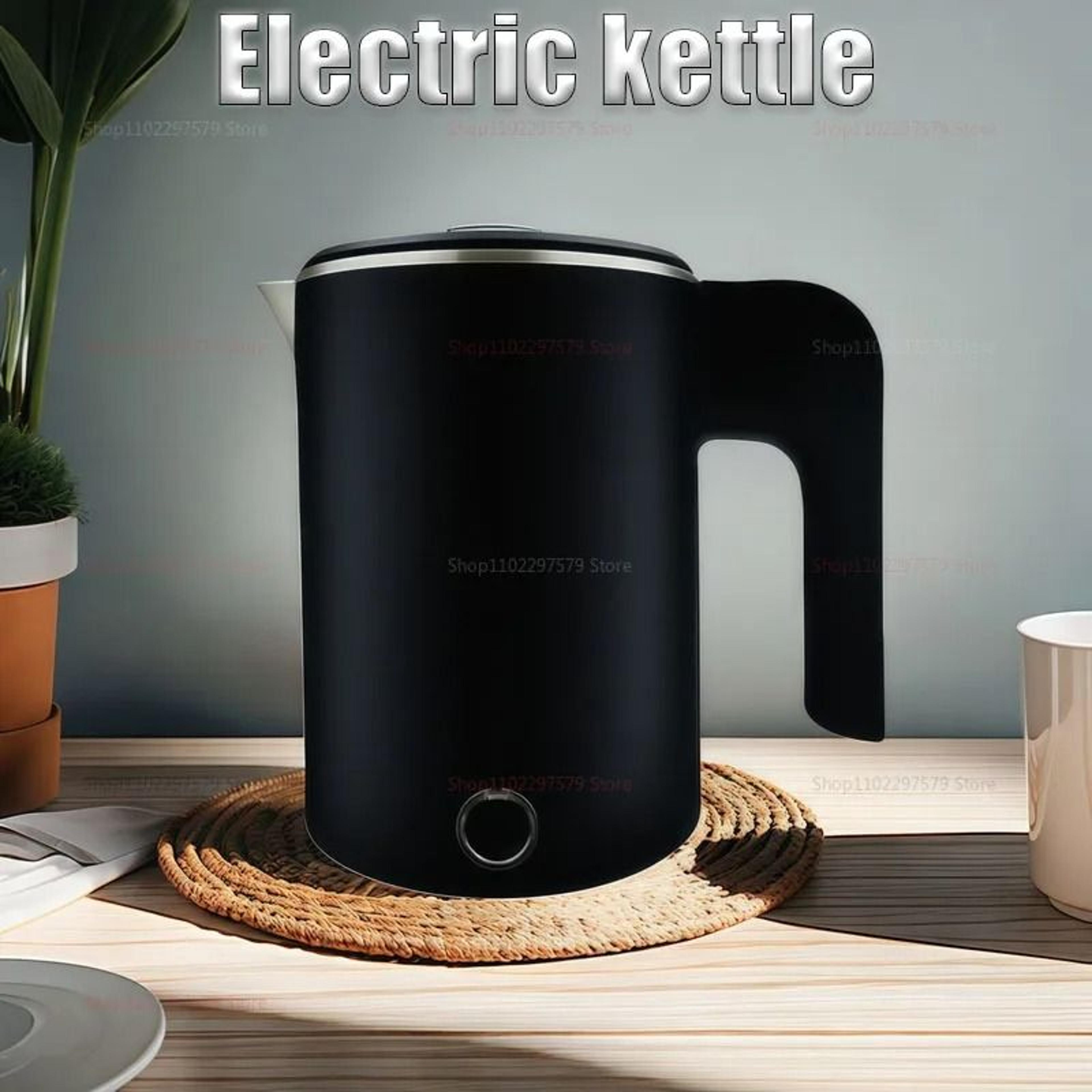 stainless steel electric travel kettle 500 ml portable teapot for home hotel kitchen camping