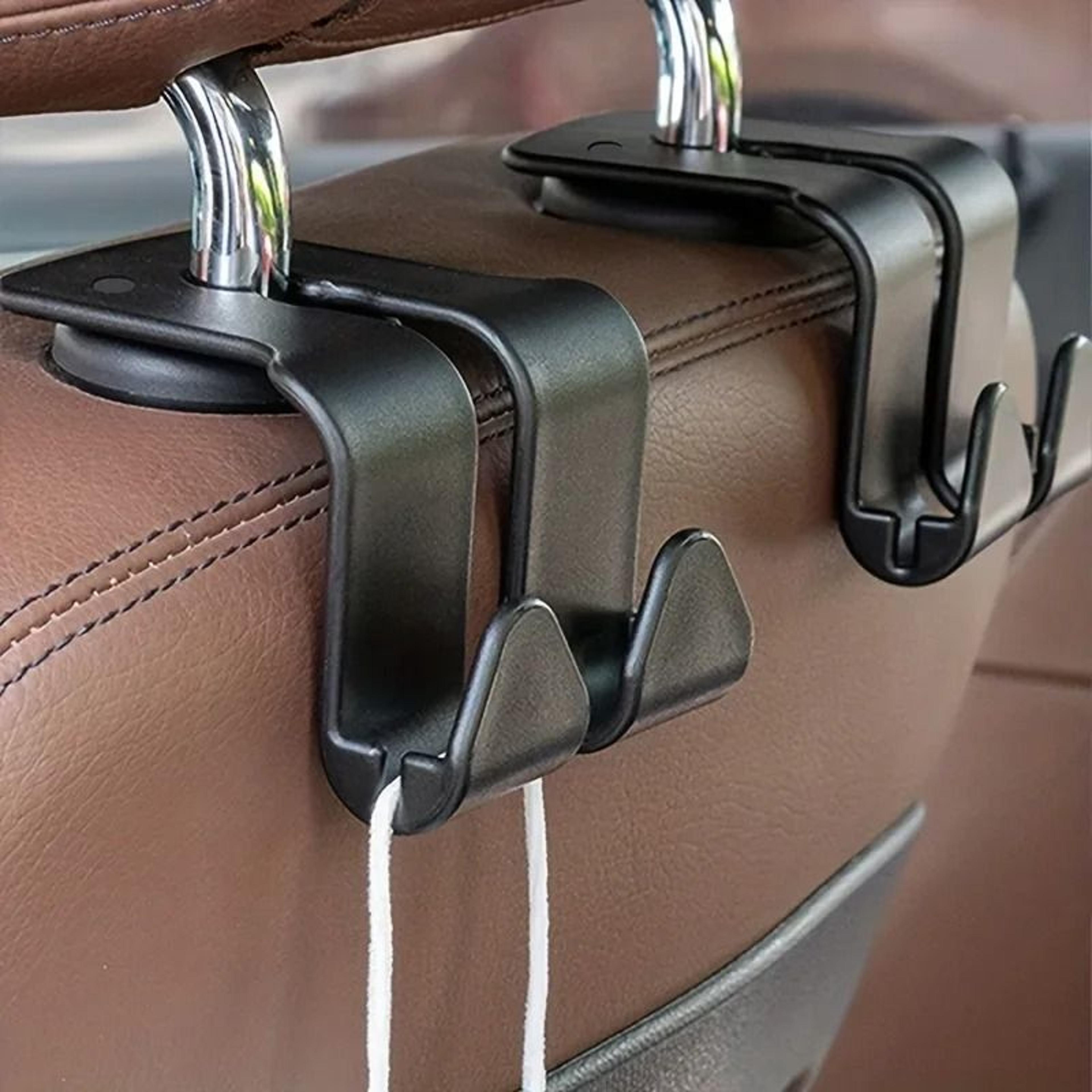 multi function double hook car seat back storage organizer two pack