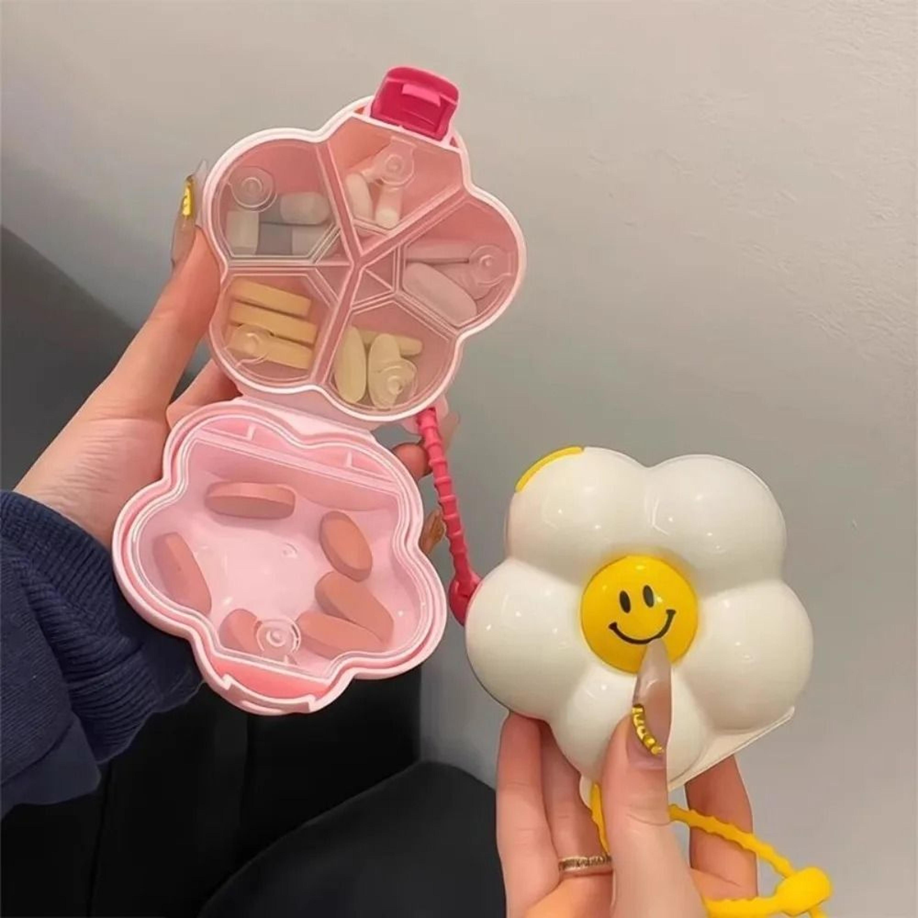 flower shaped portable storage box