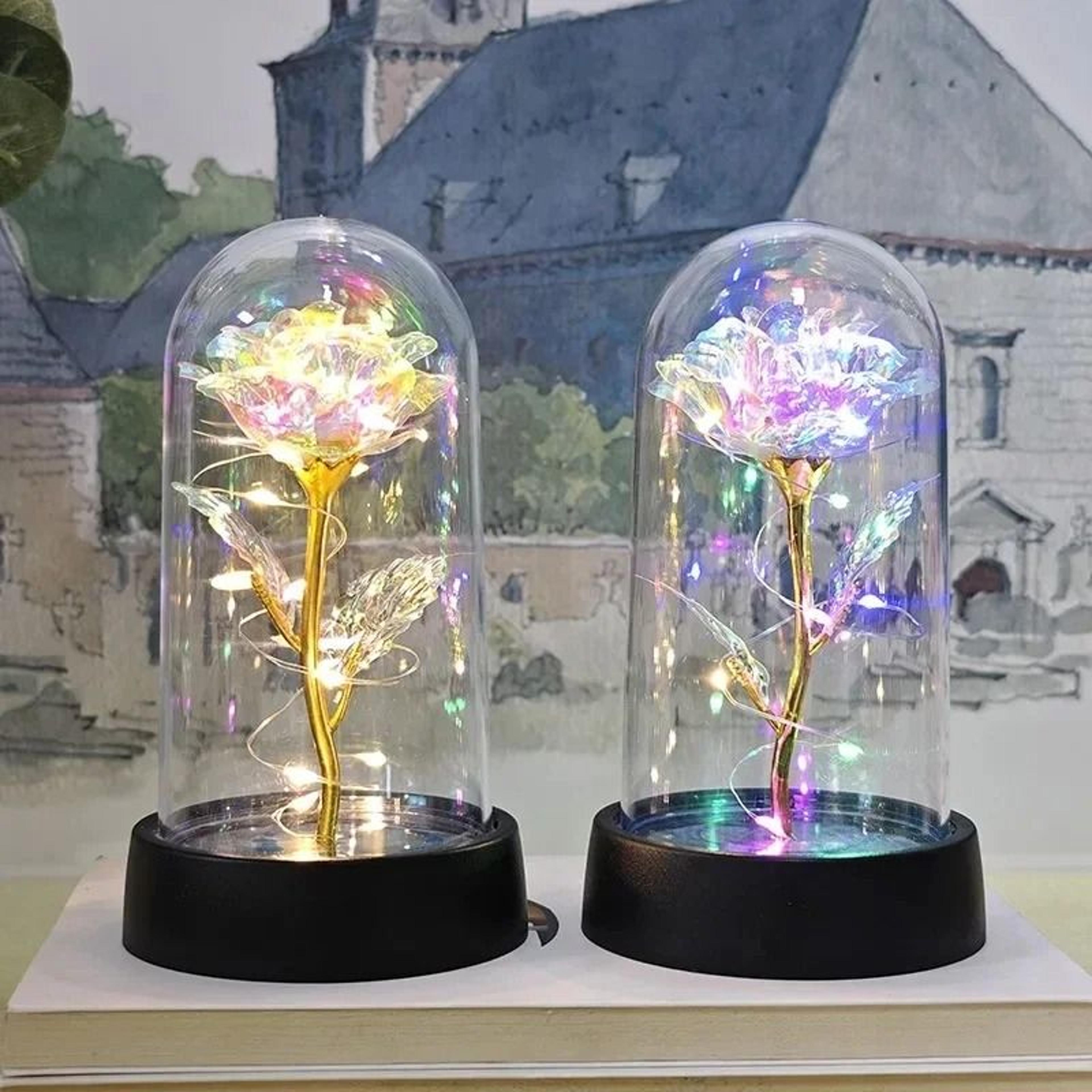 decorative light up rose