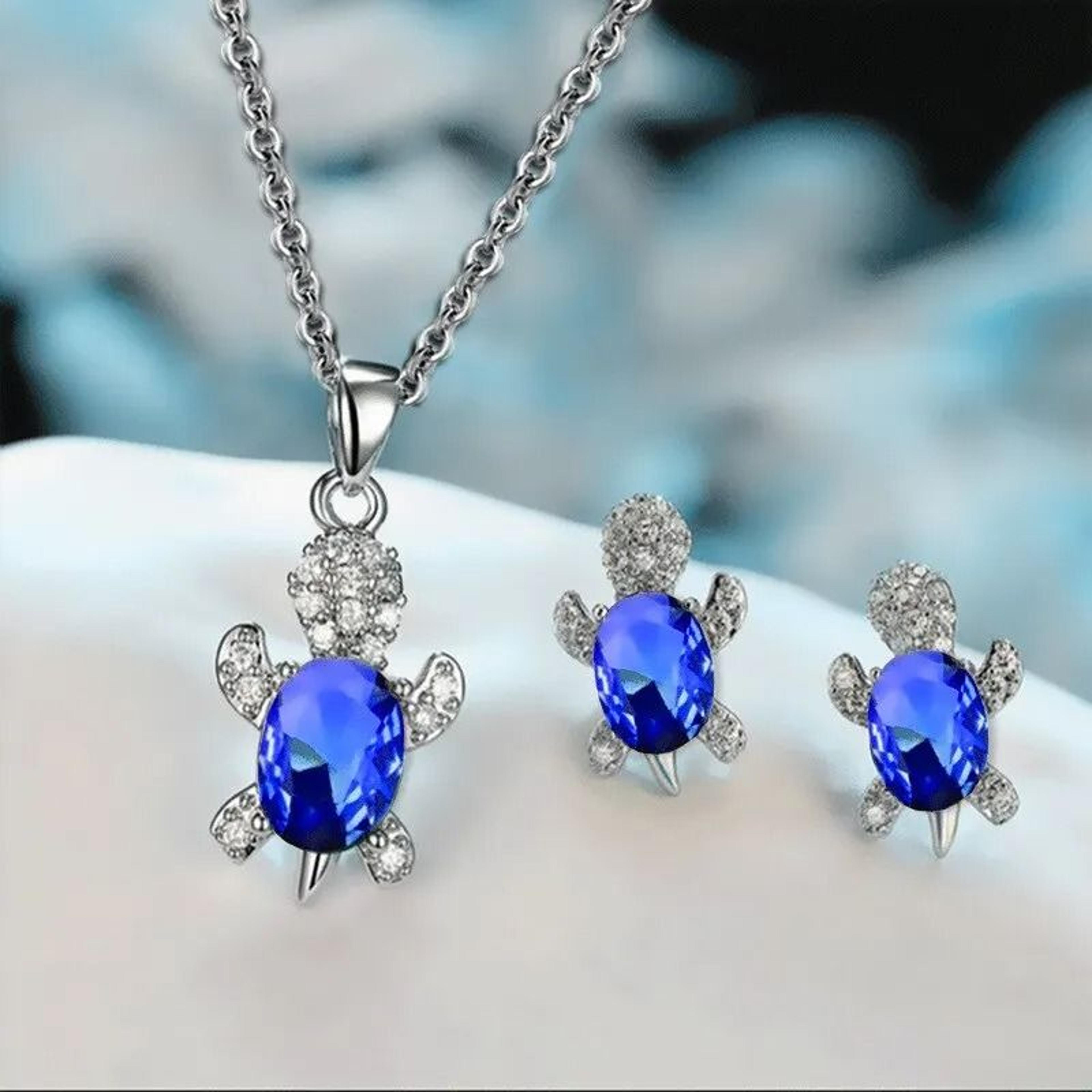 fashion crystal jewelry set
