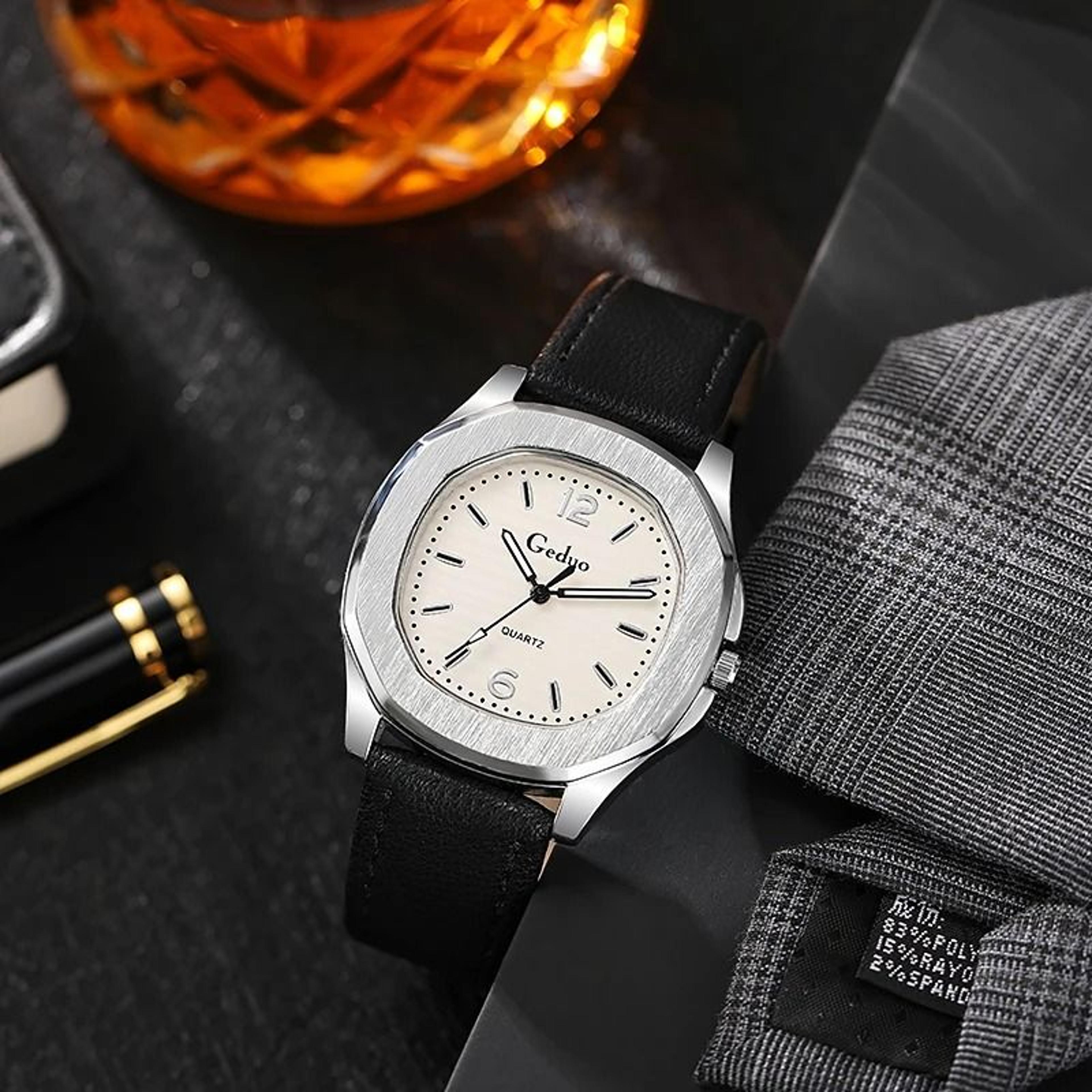 classic mens sport style wristwatch