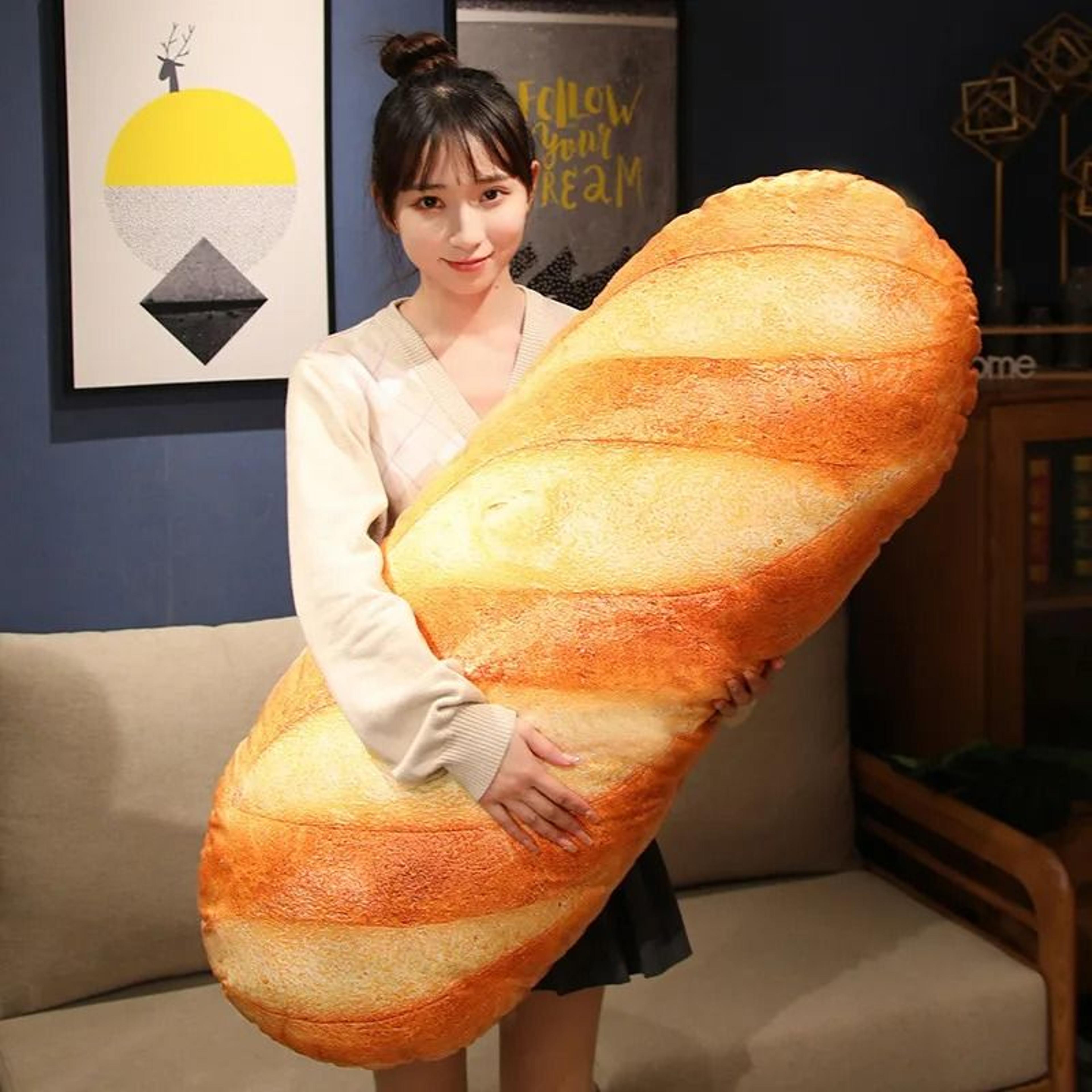 bread plush pillow soft stuffed toy home decor hugging cushion