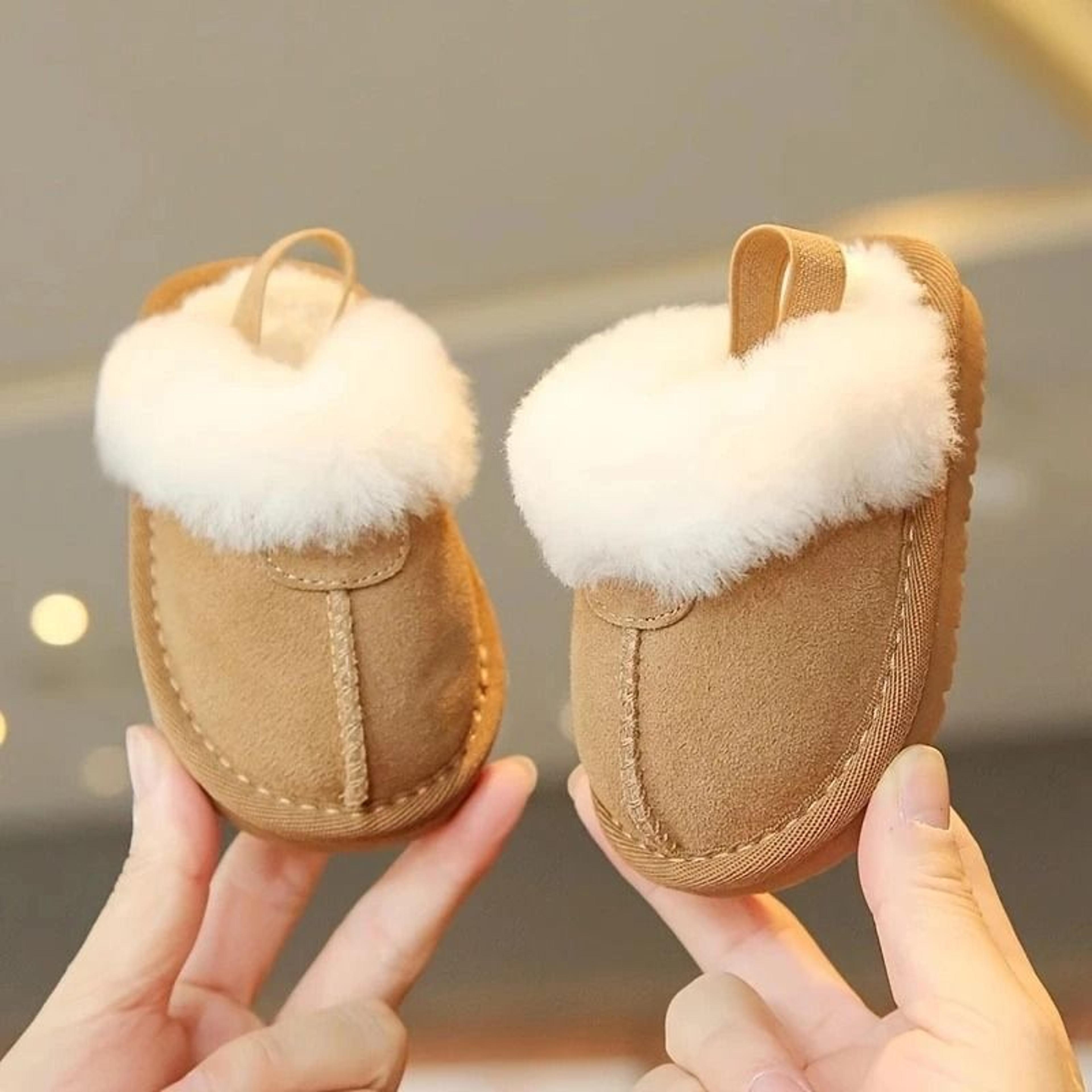 cotton baby slippers for autumn and winter 0 to 18 months