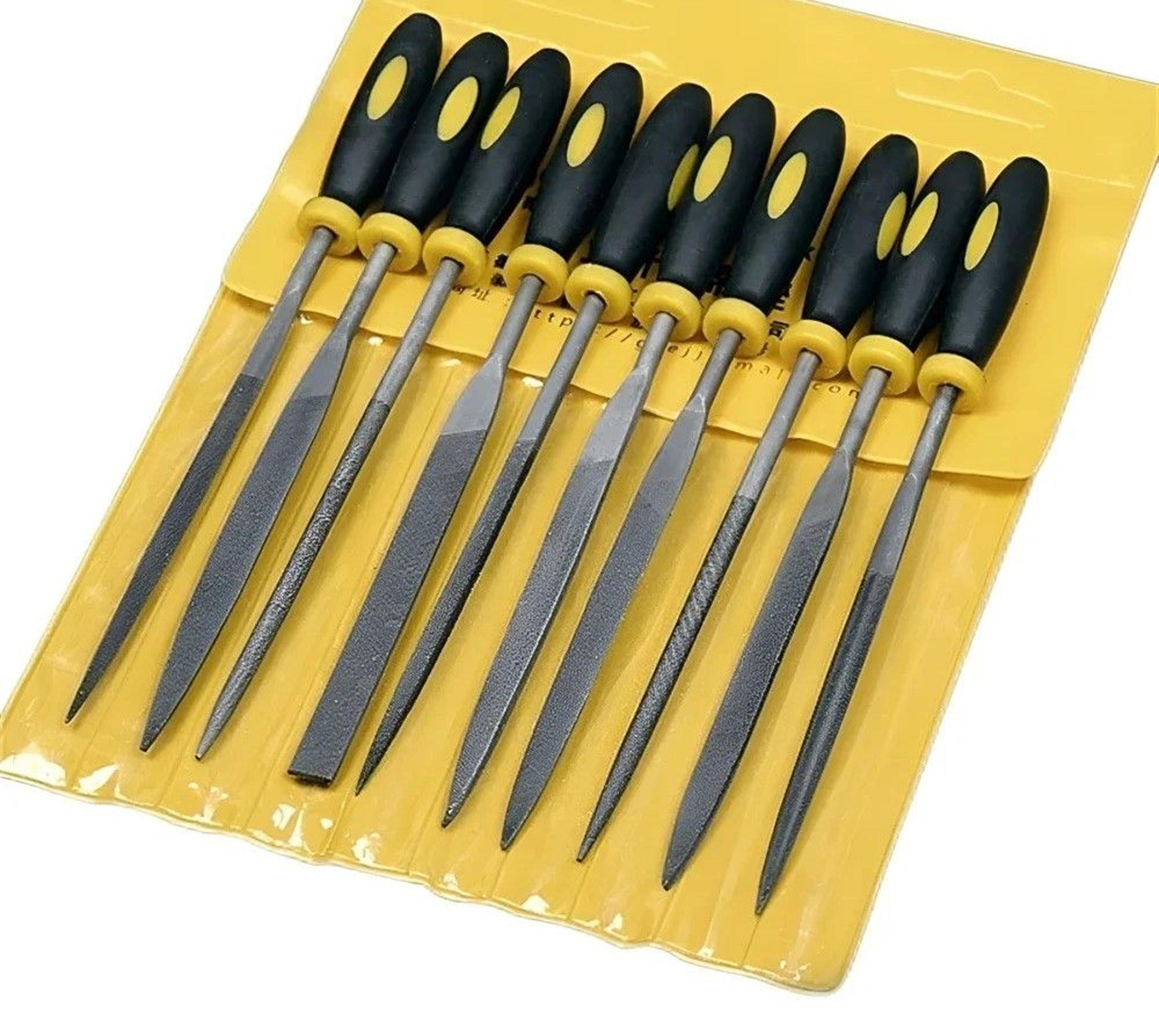 5 piece alloy steel file set for wood metal and general shaping