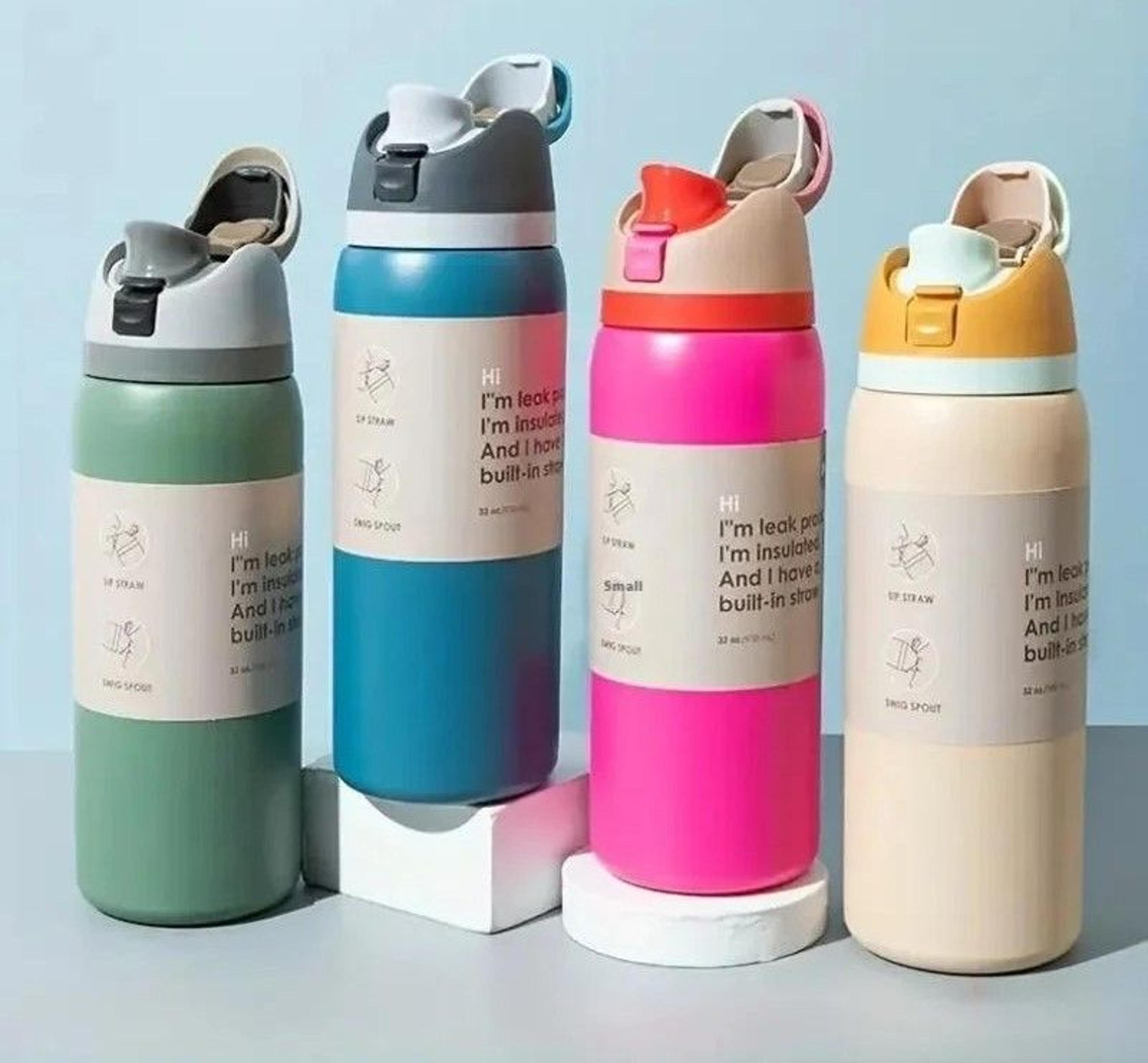 stainless steel thermal water bottle with insulated hot and cold design