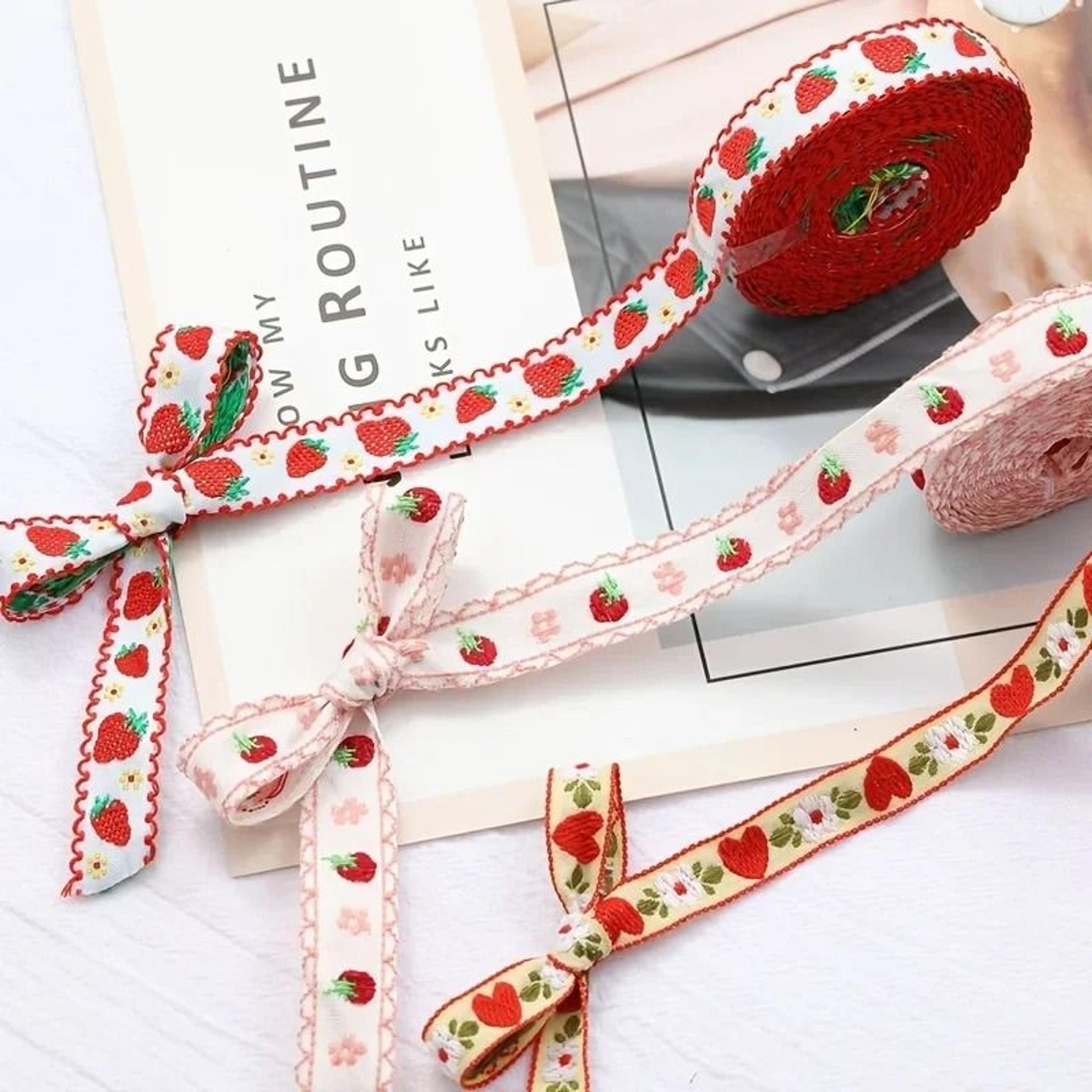 jacquard embroidery webbing ribbon 1 meter length