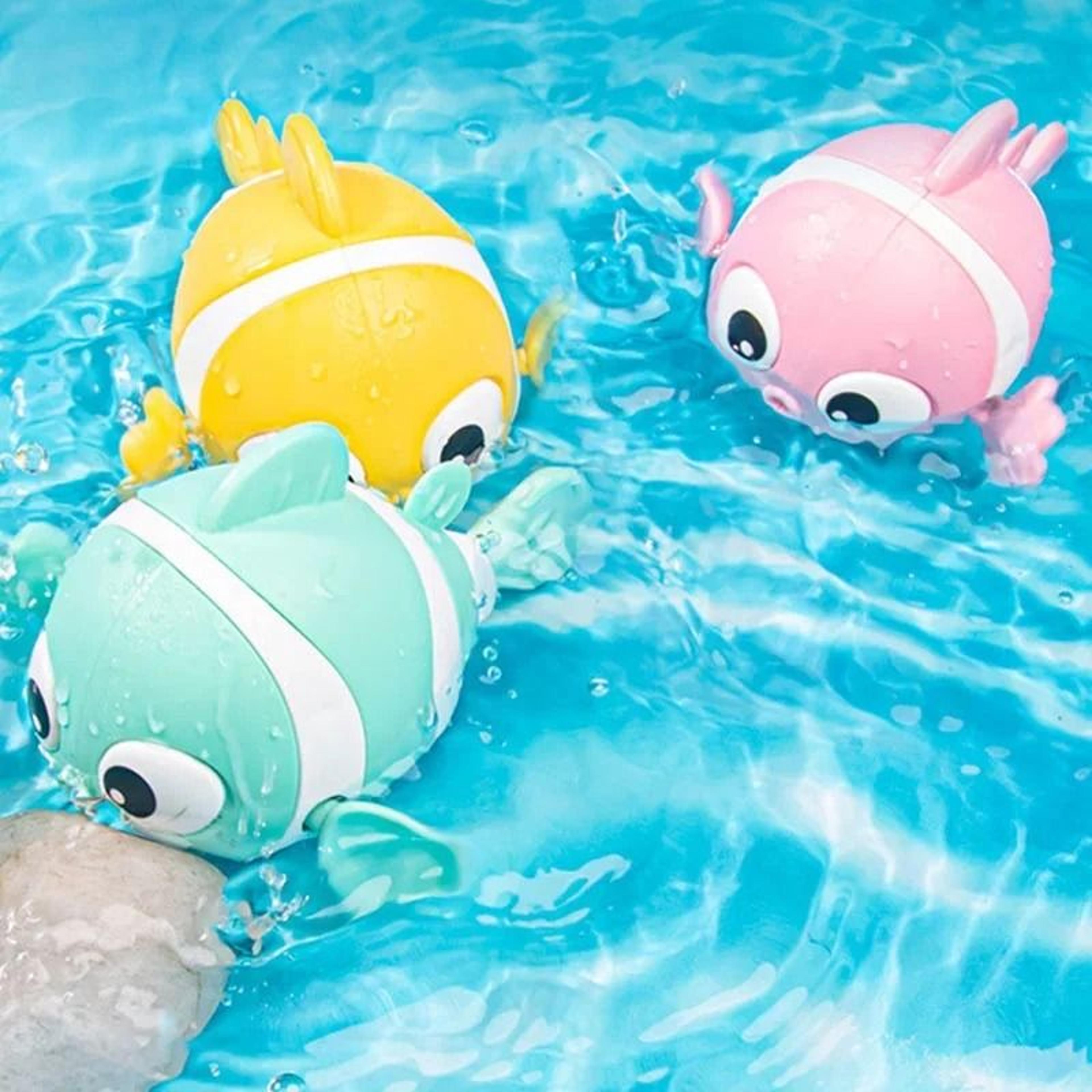 cute swimming fish wind up bath toy