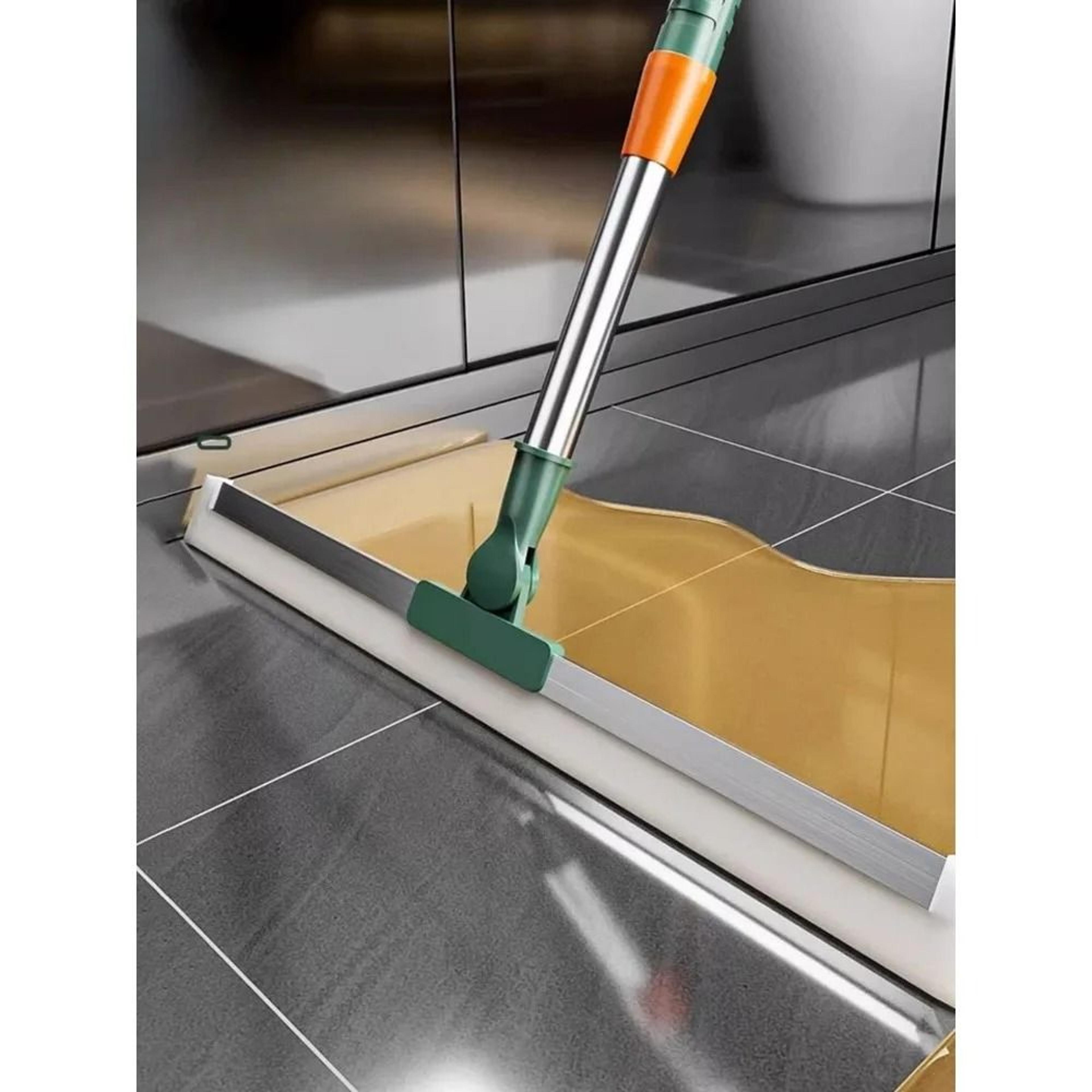 silicone floor and bathroom squeegee scraper broom set