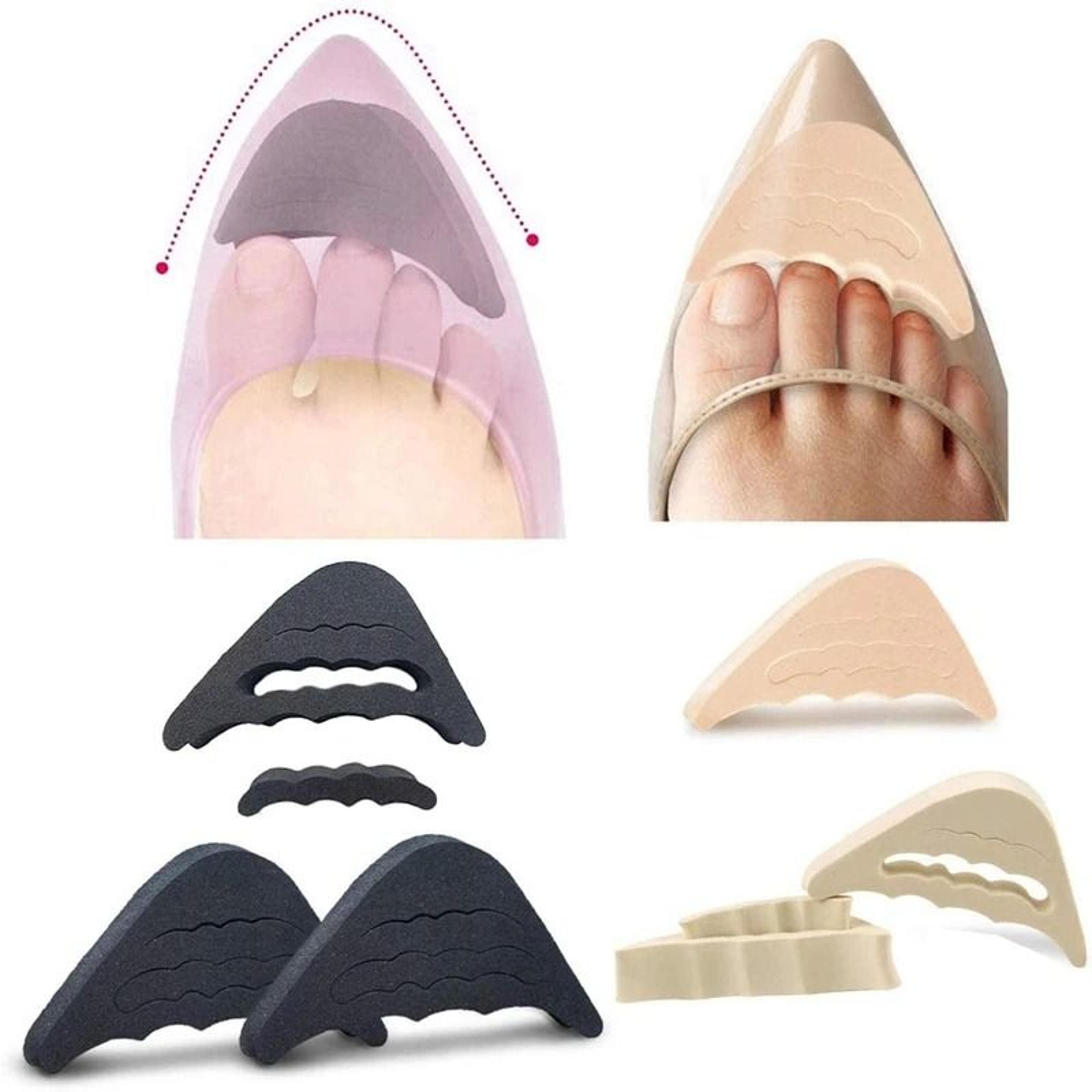 soft half insole toe plug inserts for shoes comfortable fit support pads