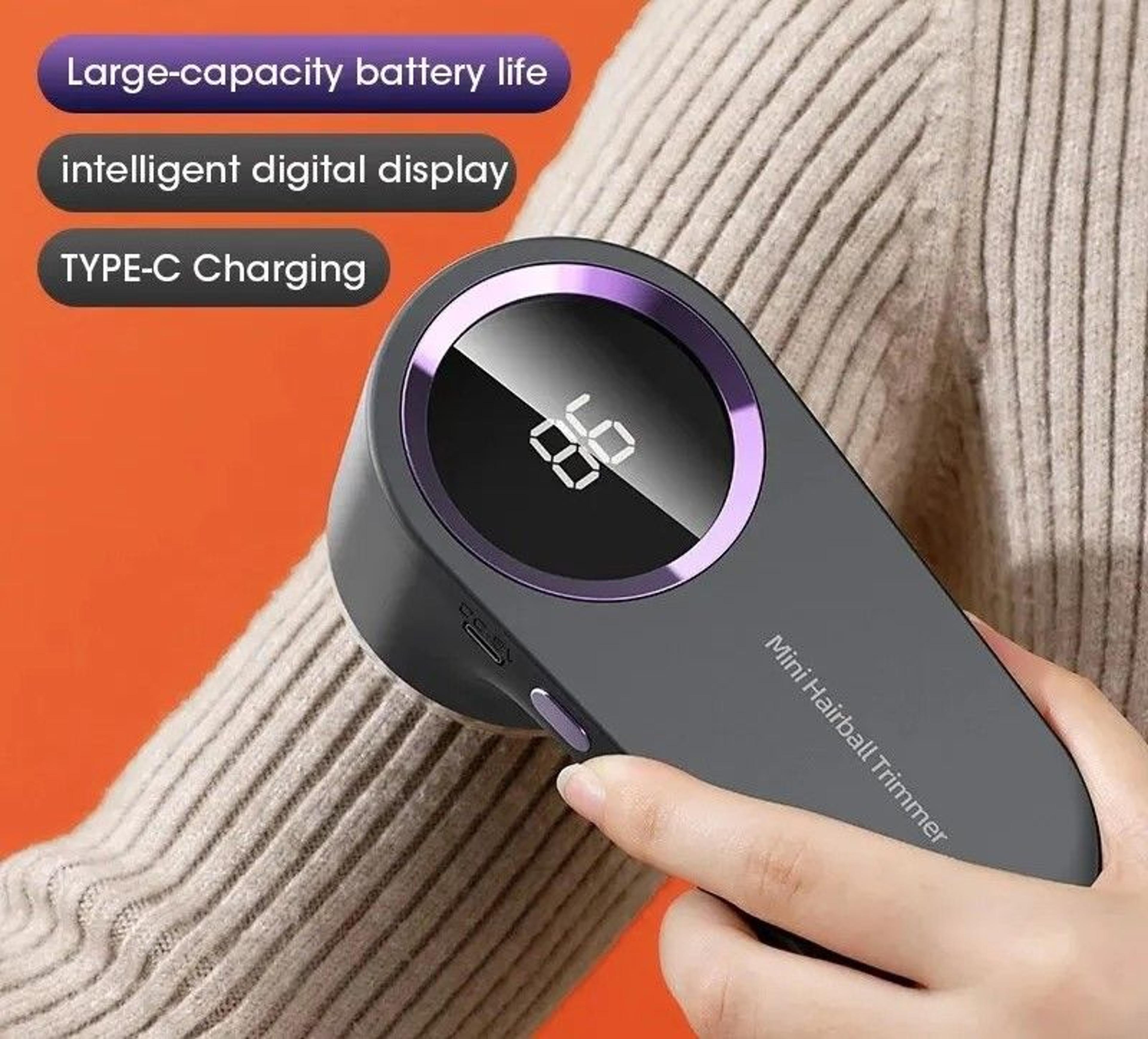 led electric fabric lint remover sweater pill shaver usb rechargeable